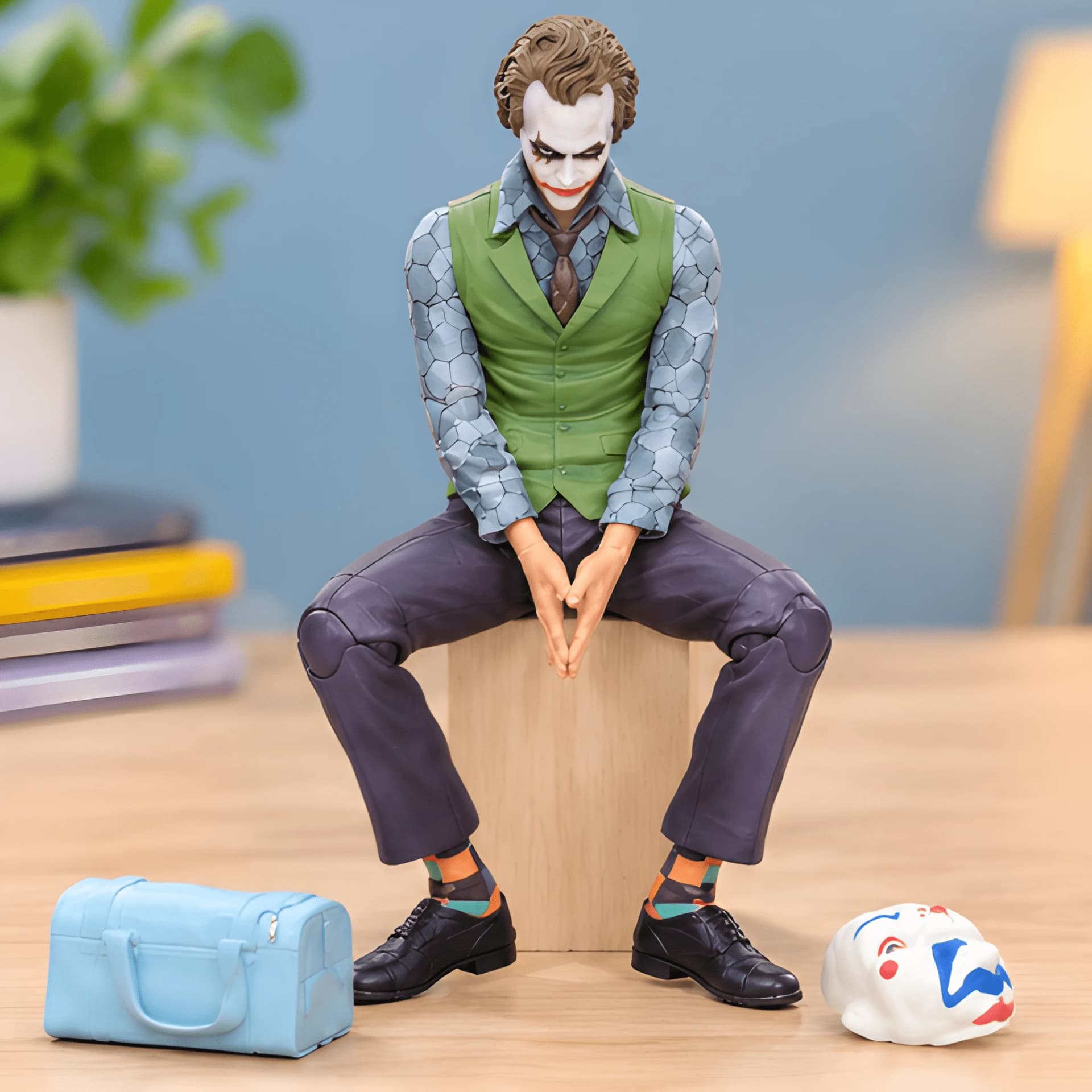 Joker action figure | Villain Clown with Mask