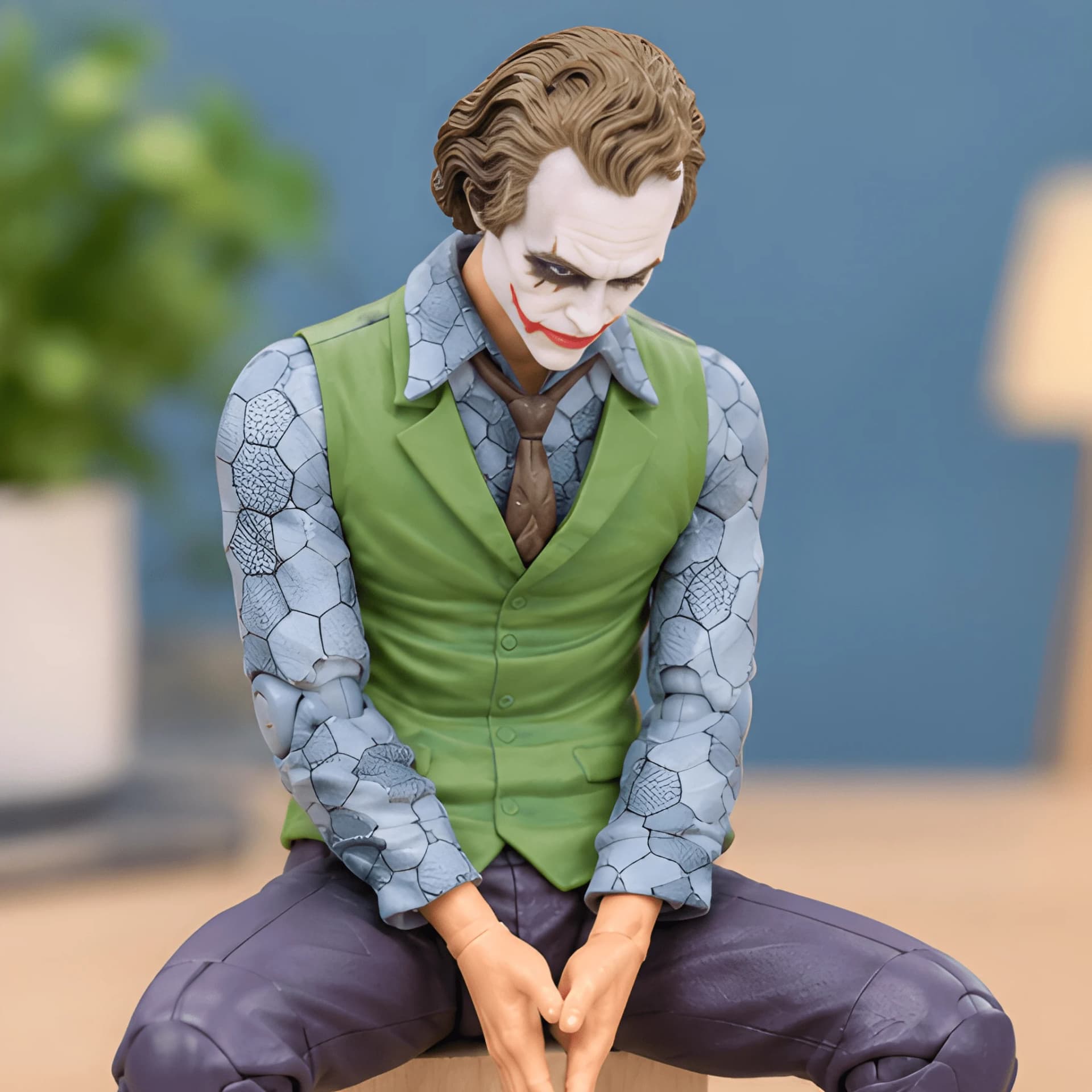 Joker action figure | Villain Clown with Mask – clown villain figure