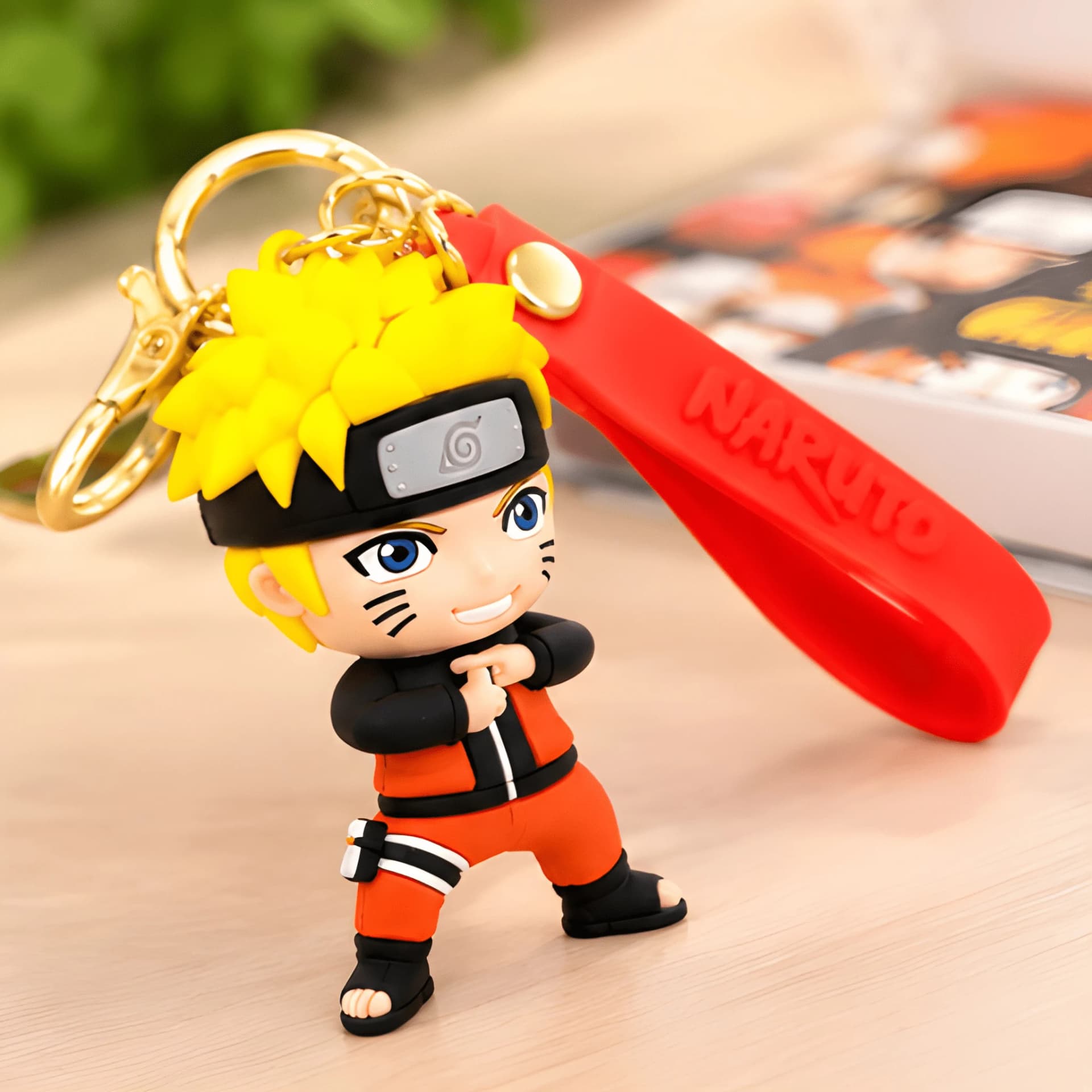 Naruto Anime Ninja 3D Keychain for Girls & Boys – keychain for backpack