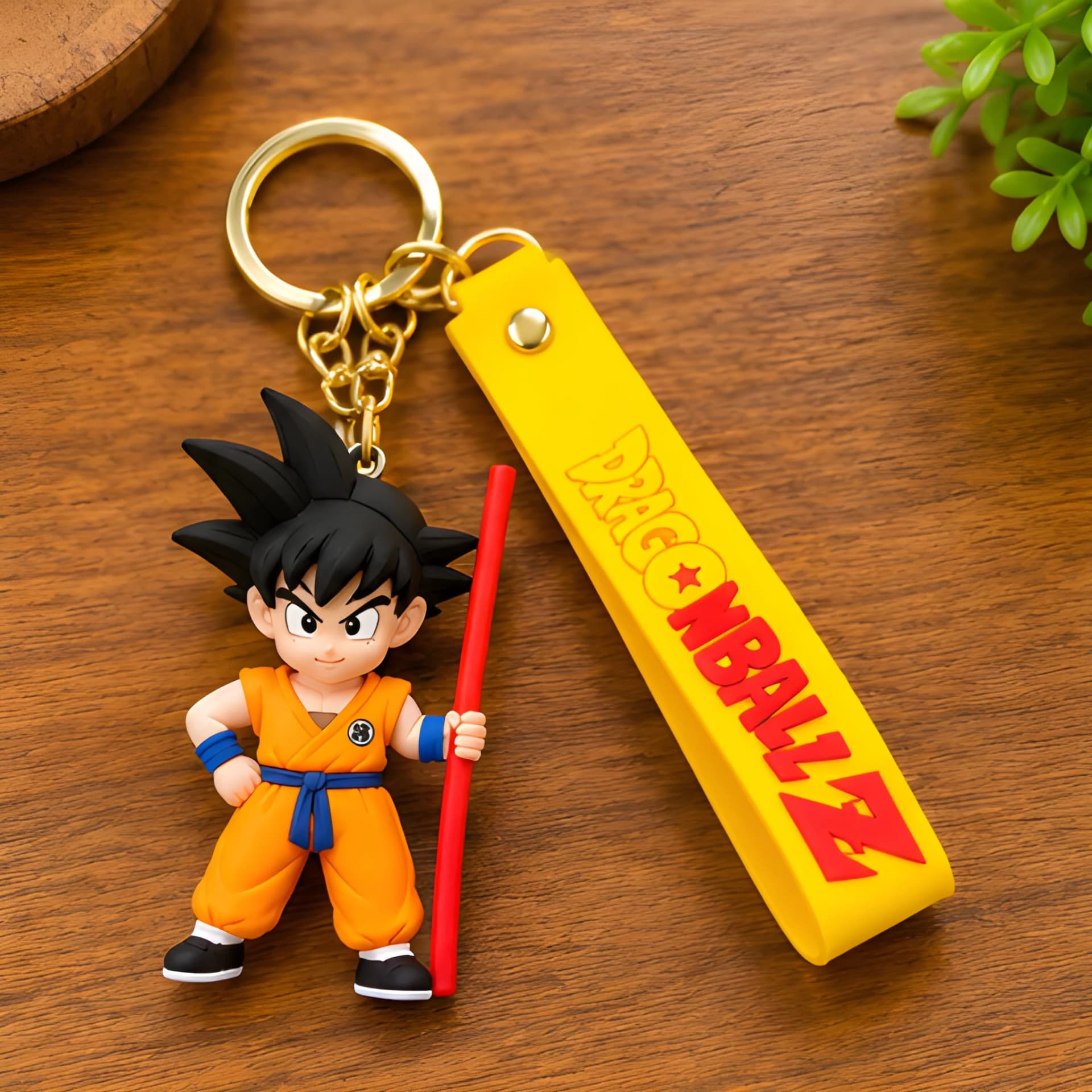Goku 3D Anime Figure Keychain – goku collectible accessory