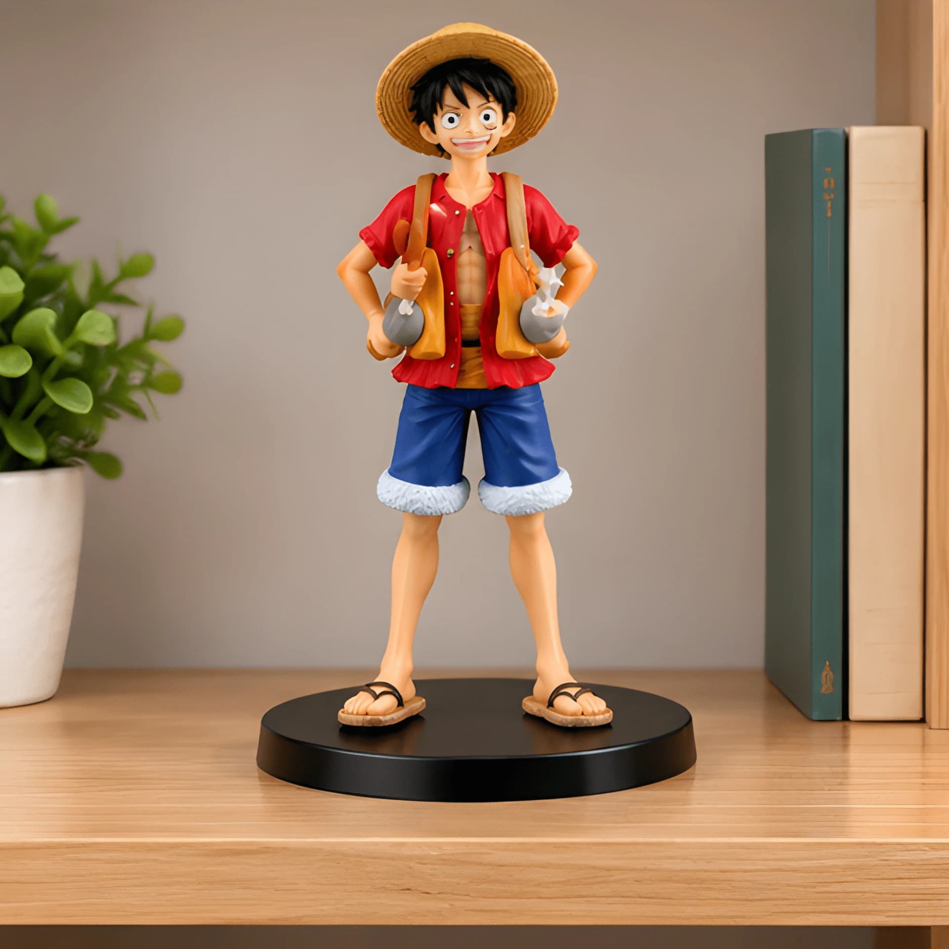 Monkey D. Luffy One Piece 3D Display – one piece character statue