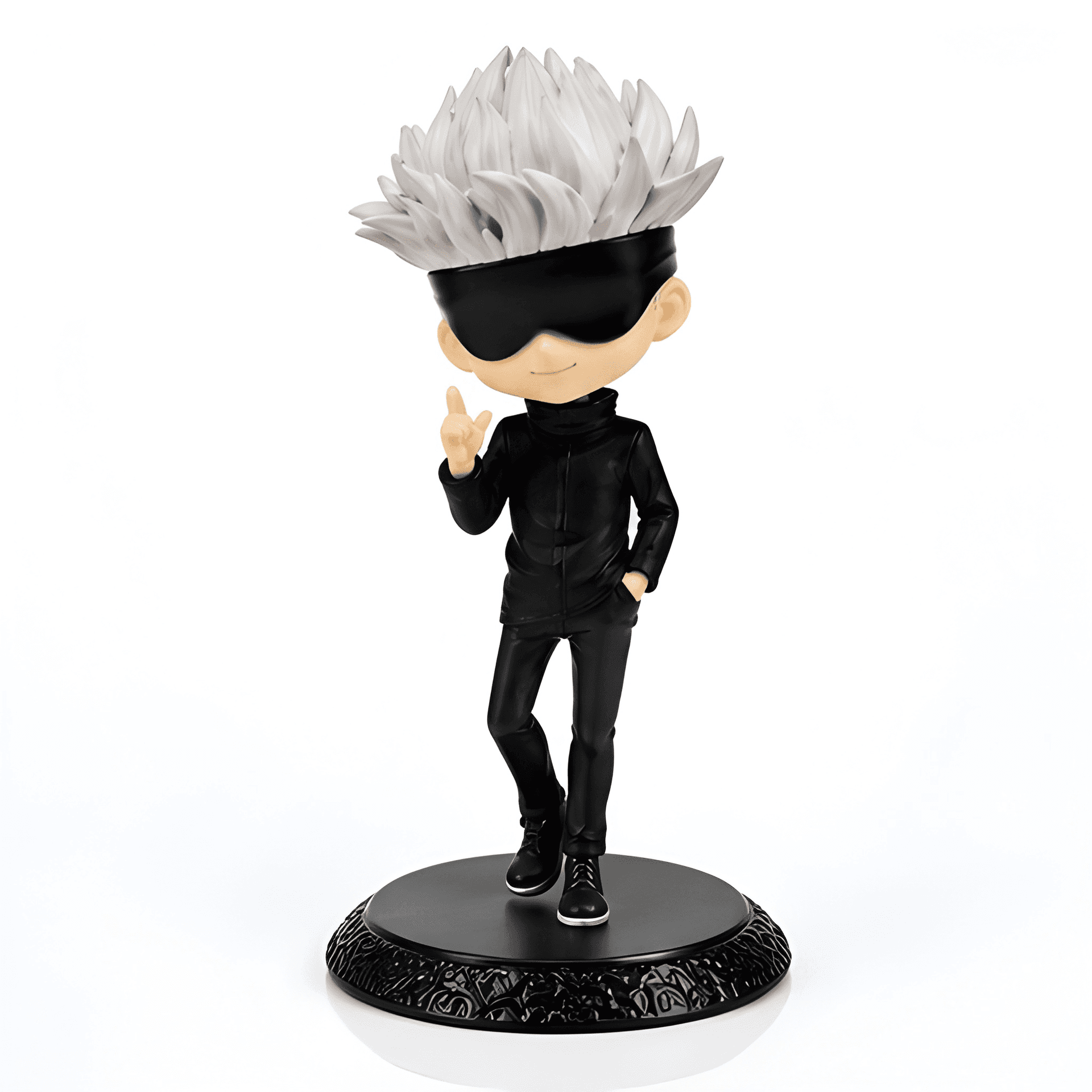 Gojo Satoru Blindfold Anime Figure – mini anime figure