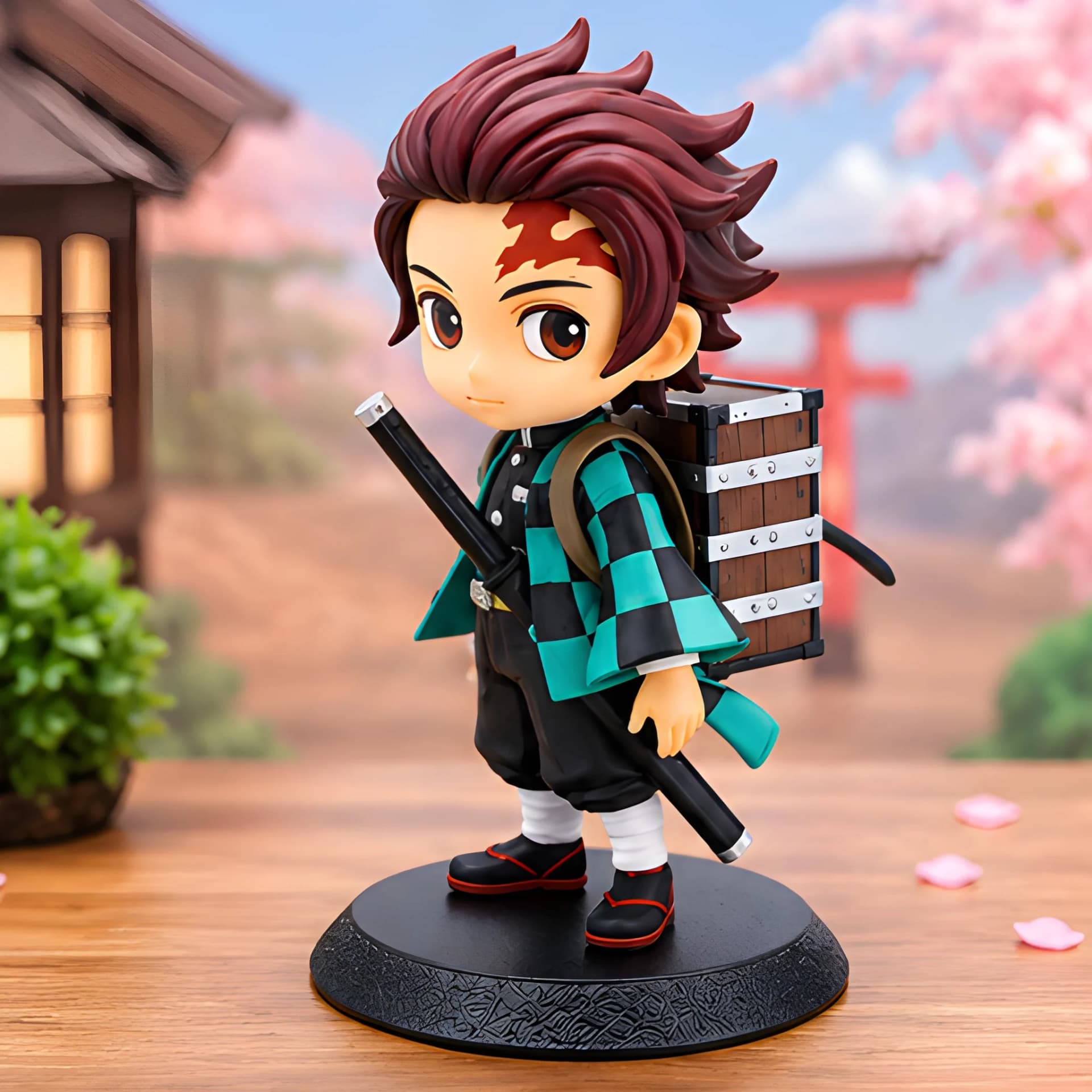 Tanjiro Cute Demon Slayer Action Figure