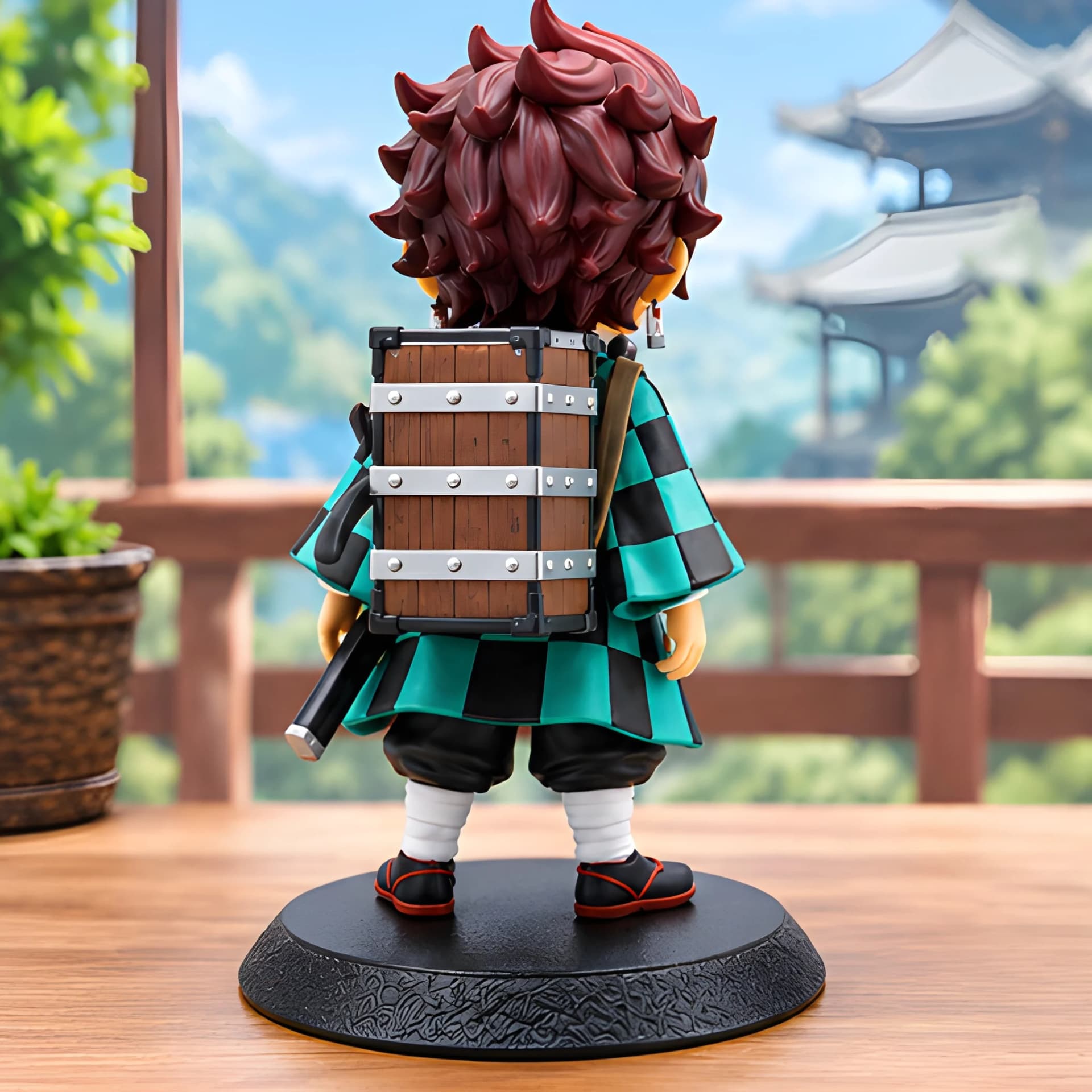 Tanjiro Cute Demon Slayer Action Figure – view 2