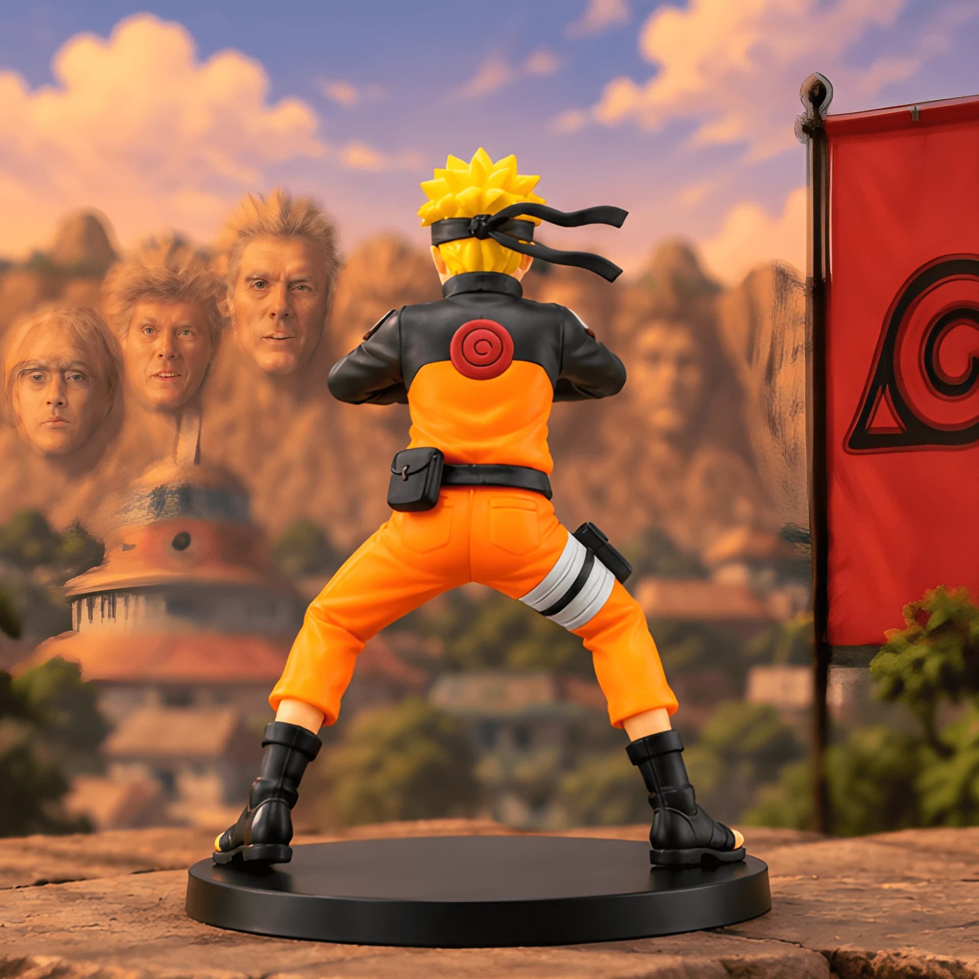 Naruto Taekwondo Action Figure – Anime Collectible Toy – naruto desk decoration