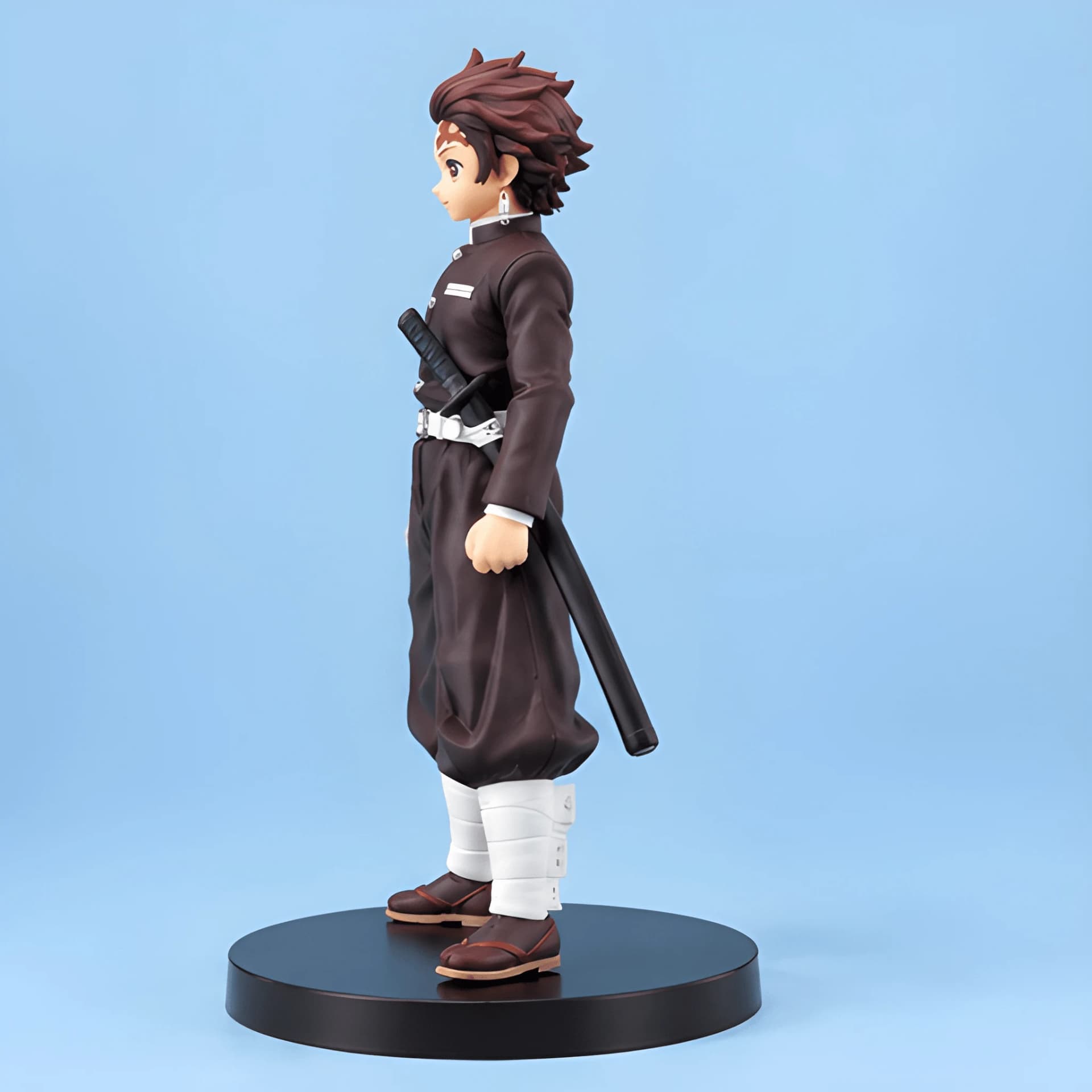 Tanjiro Kamado Action Figure – Black Suit Demon Slayer Anime Collectible – tanjiro figure