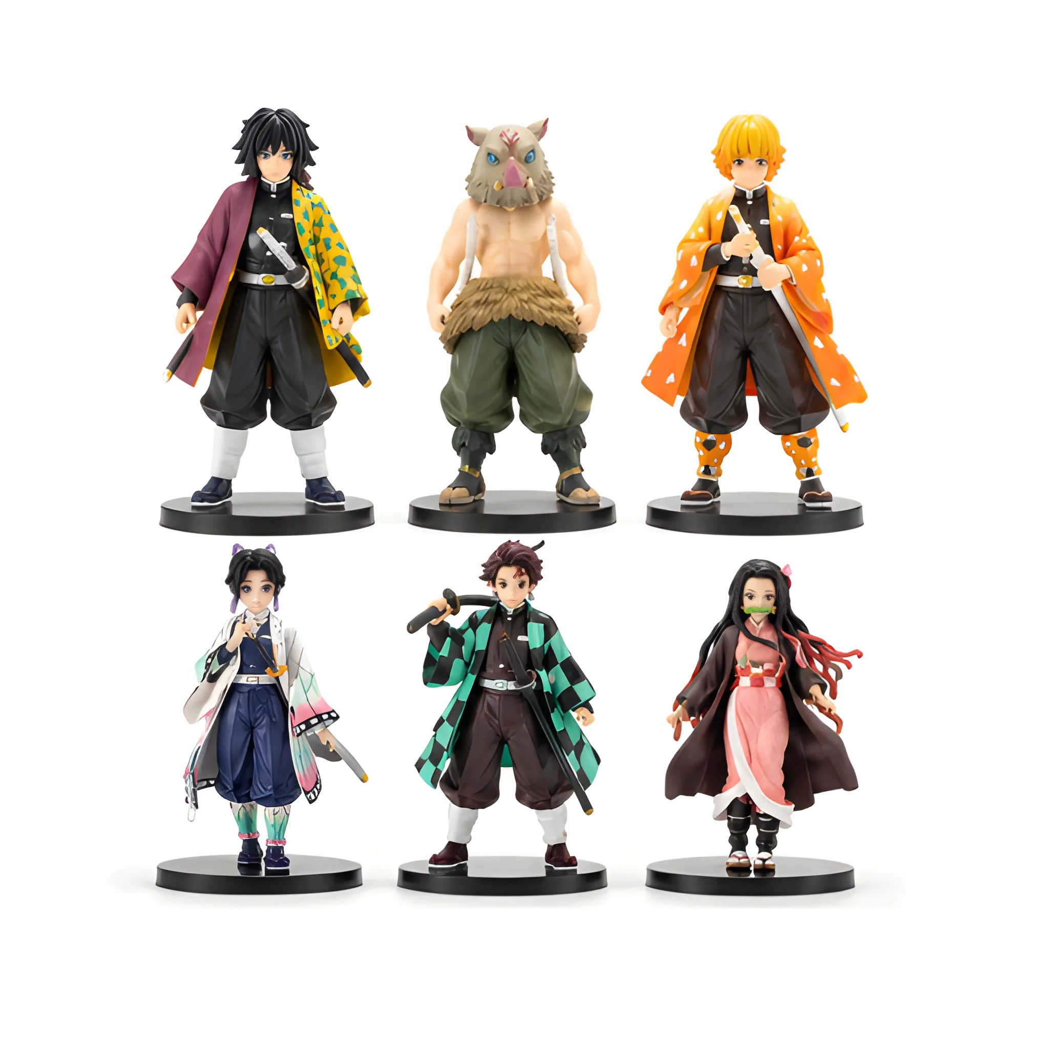 Demon Slayer Set of 6 Action Figures