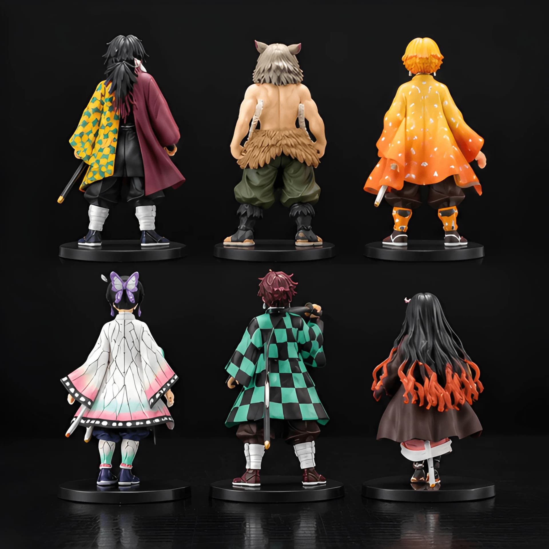 Demon Slayer Set of 6 Action Figures – demon slayer action figures