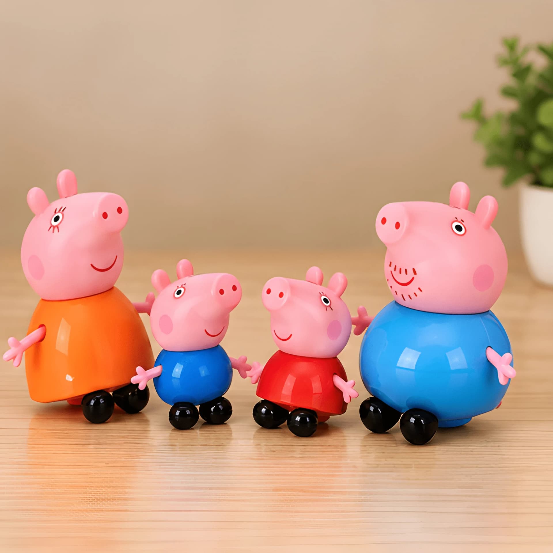 Peppa Pig Family Figure Set – 4 Pieces – peppa pig family figures