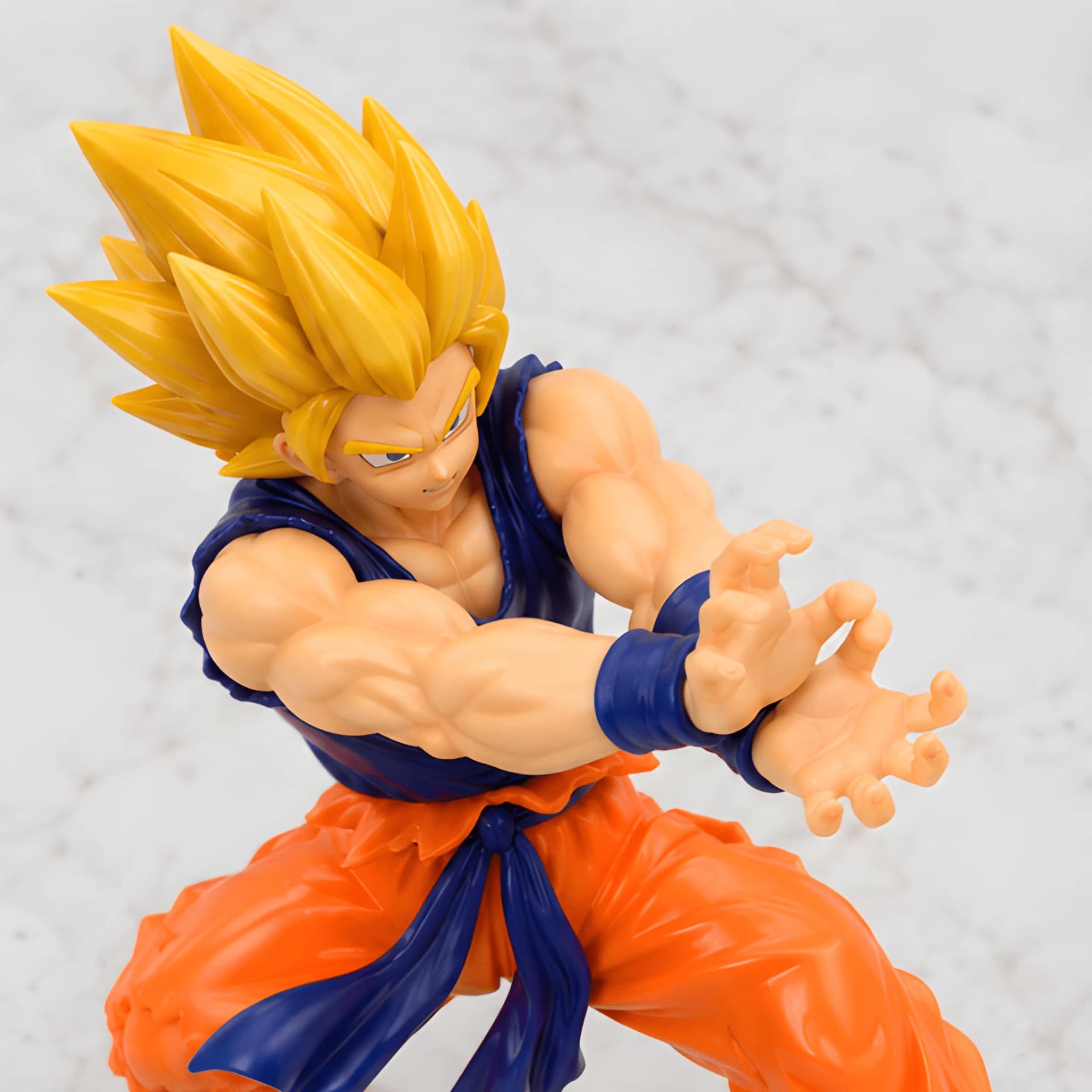 Dragon Ball Super Saiyan Goku Kamehameha Large Action Figure -15 cm – goku kamehameha figure