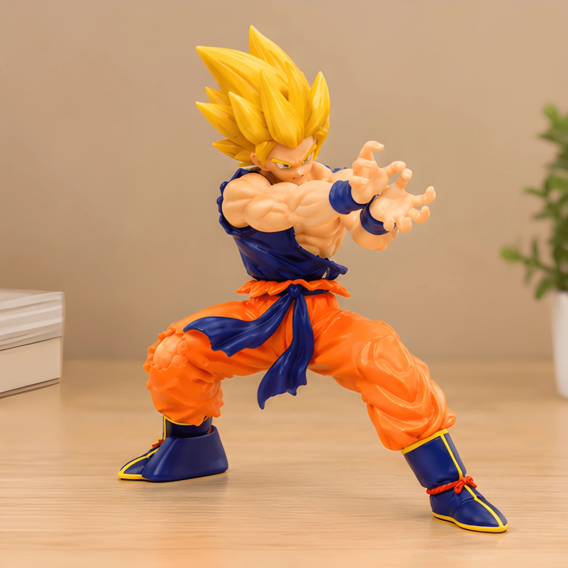 Dragon Ball Super Saiyan Goku Kamehameha Large Action Figure -15 cm – goku large action figure