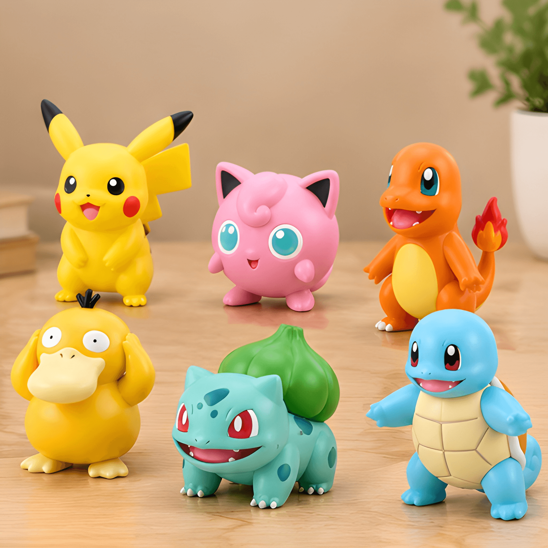 Pokemon Miniature Action Figures – Pack of 6, 8 cm – pokemon action figure set