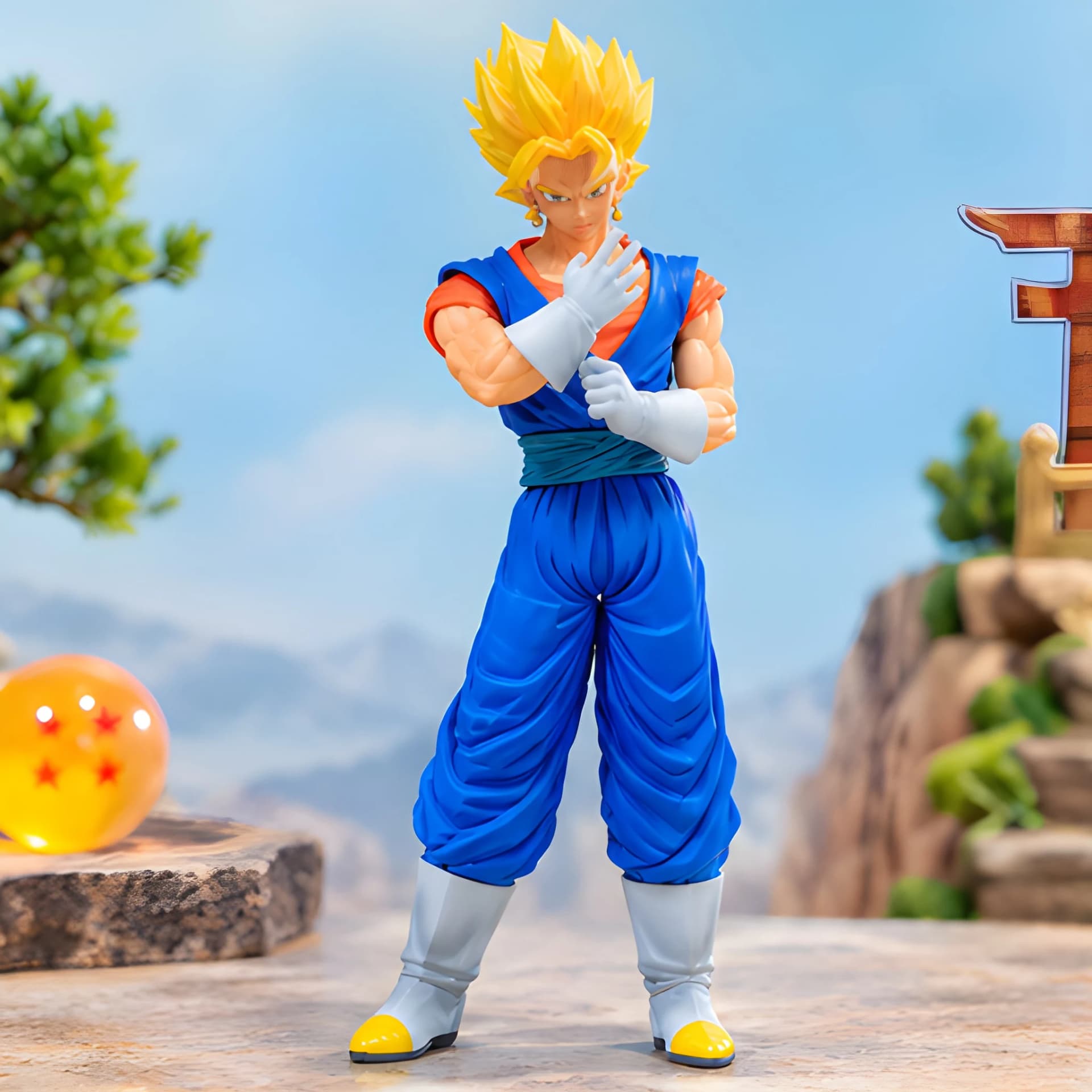 Dragon Ball Vegito Super Saiyan Large Action Figure