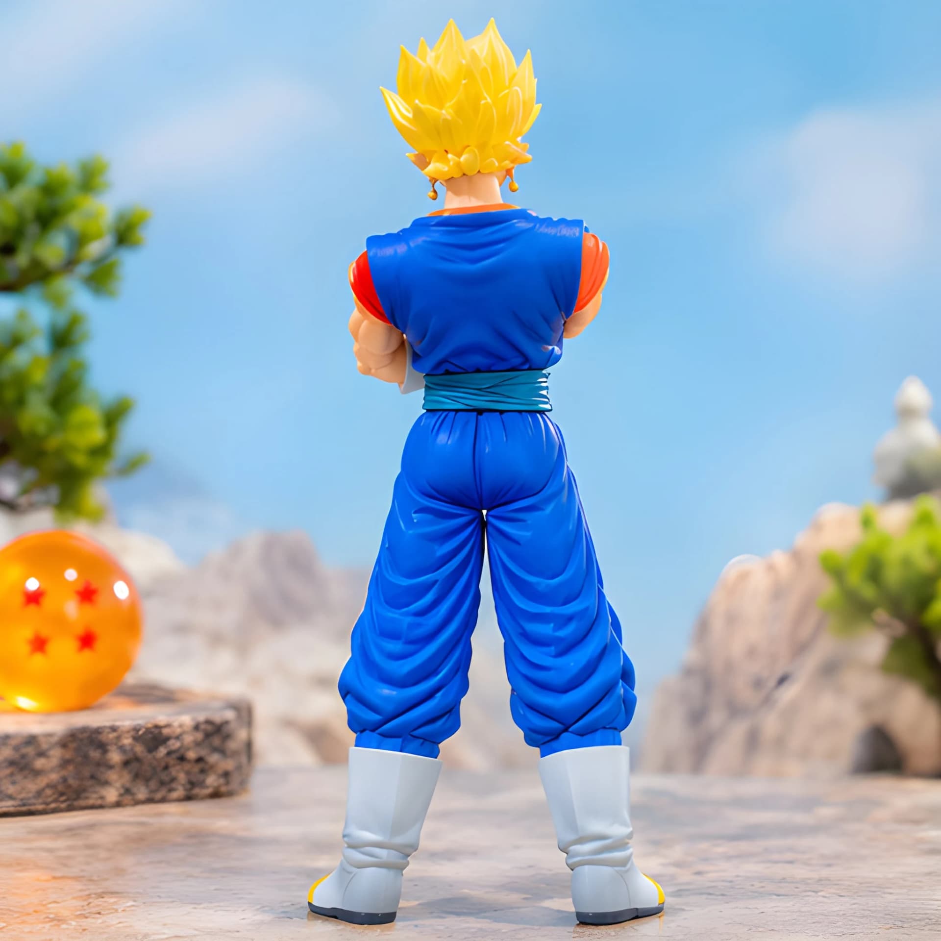Dragon Ball Vegito Super Saiyan Large Action Figure – vegito anime figure
