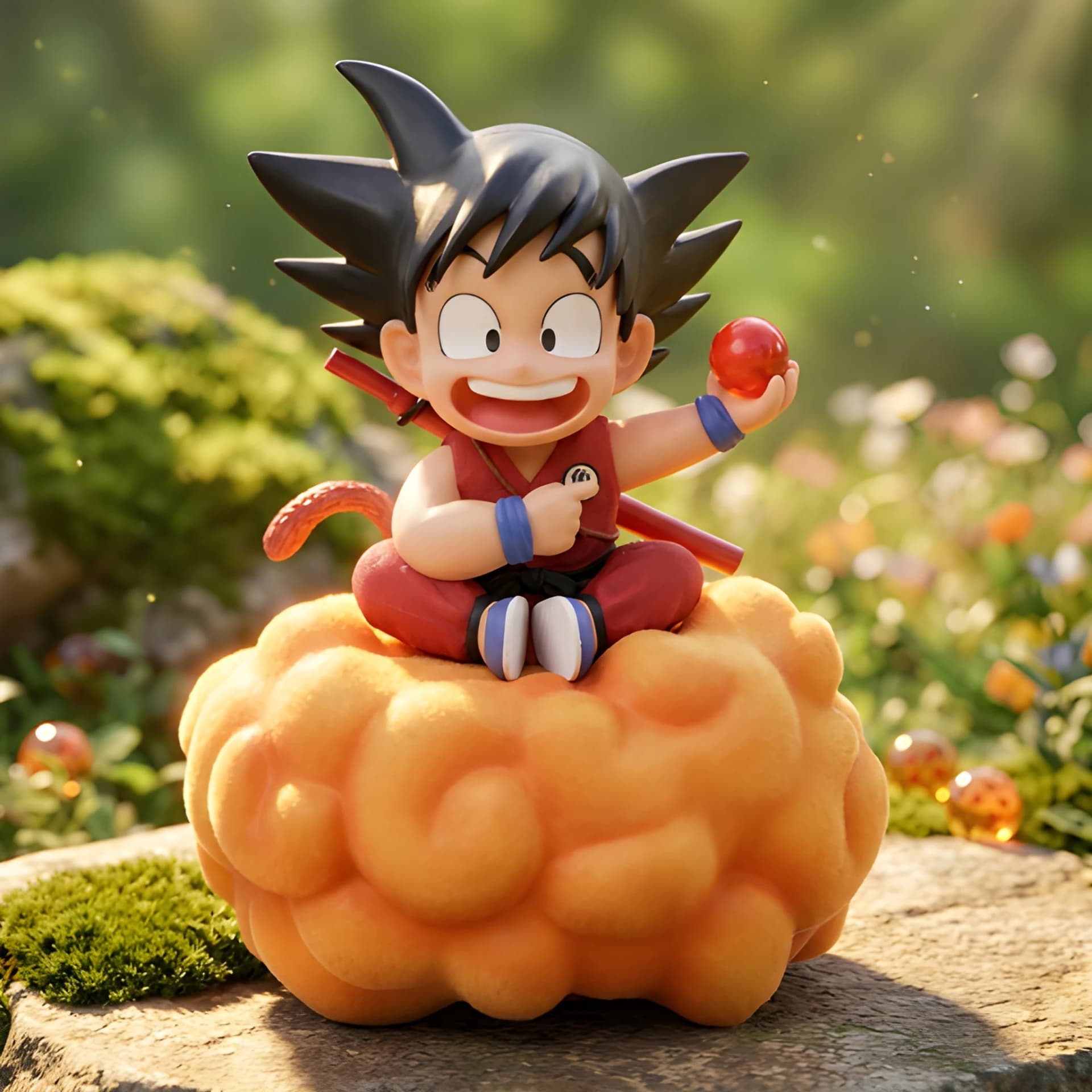 Goku on Flying Cloud – Dragon Ball Anime Action Figure