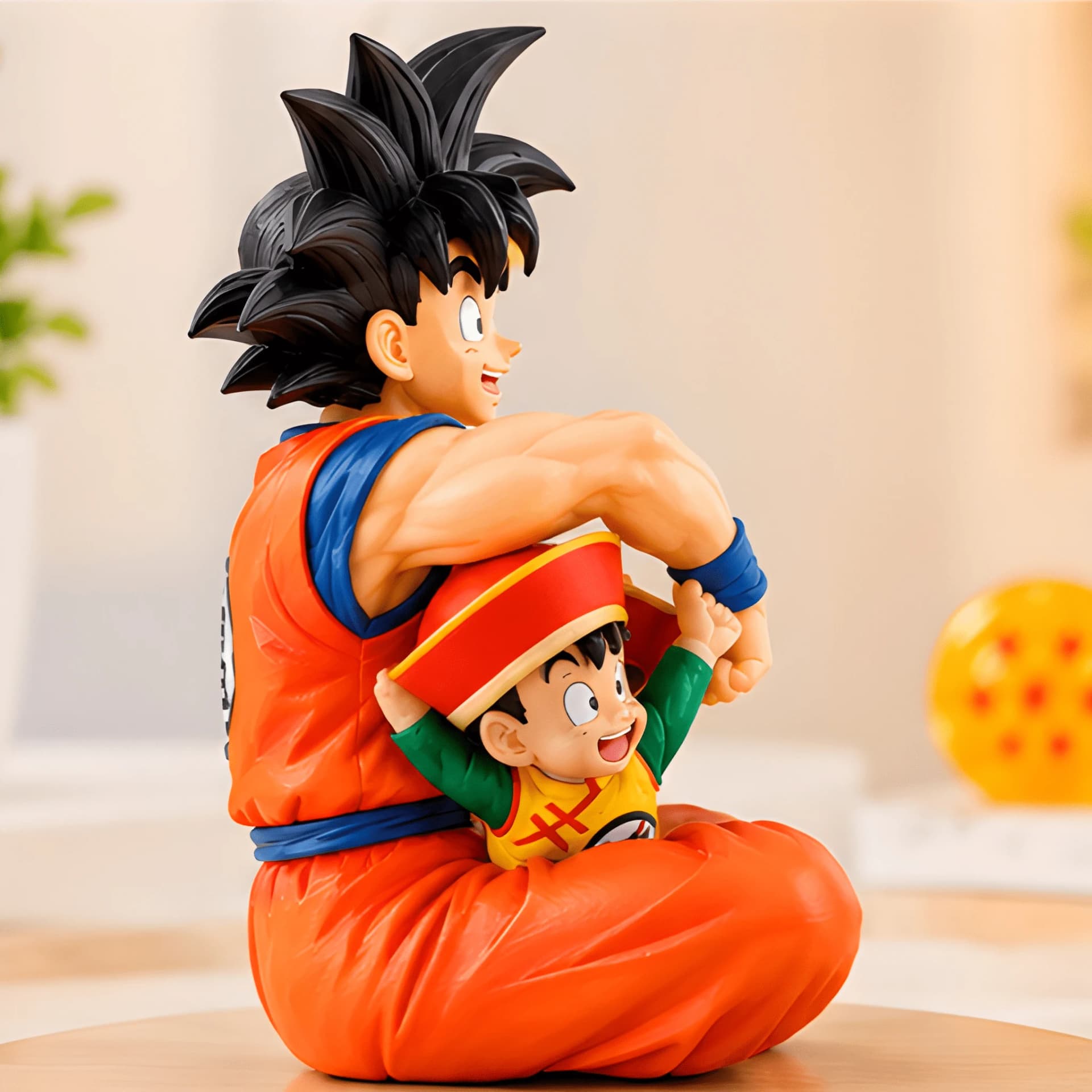 Dragon Ball Z Goku and Son Gohan Large Anime Action Figure – goku son gohan collectible