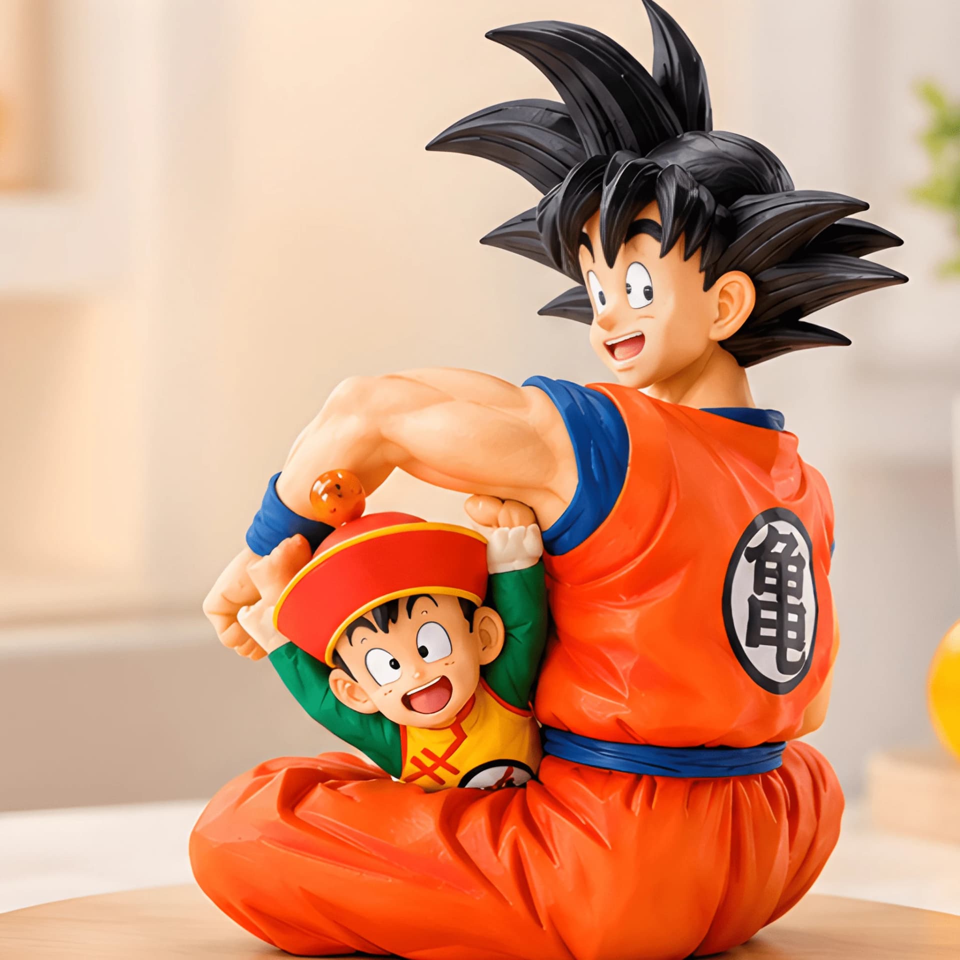 Dragon Ball Z Goku and Son Gohan Large Anime Action Figure – goku anime figure