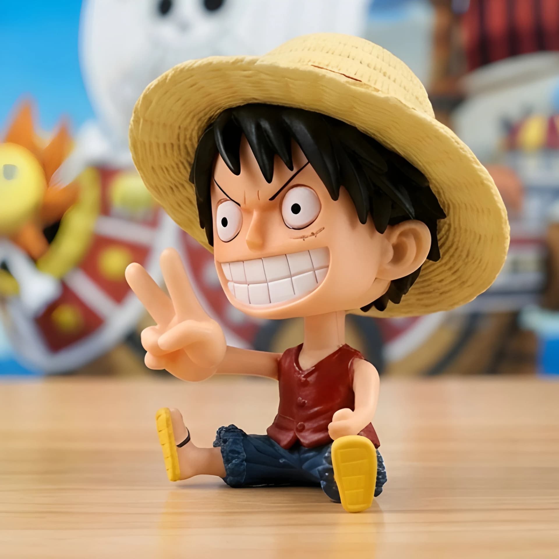 Luffy V One Piece Action Figure – straw hat pirates figure