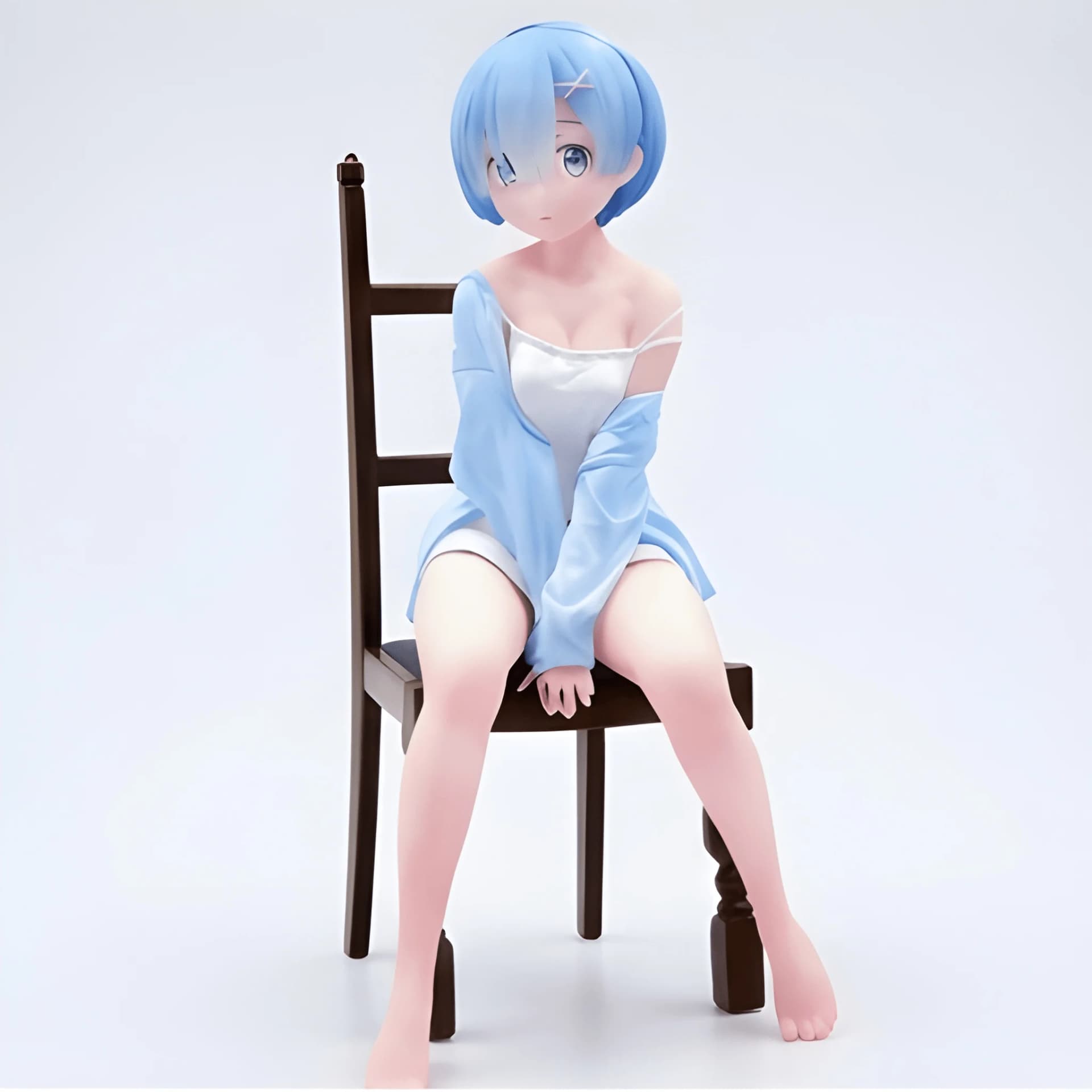 Rem Re:ZERO Sitting Anime Doll Action Figure