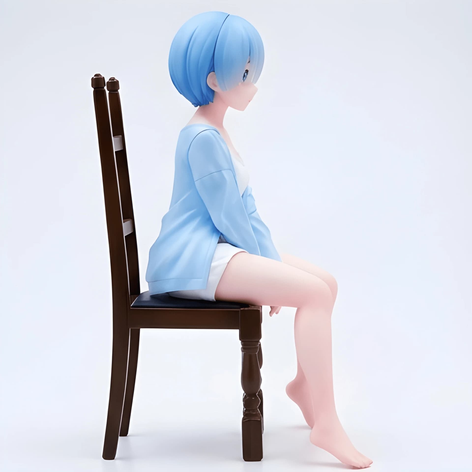 Rem Re:ZERO Sitting Anime Doll Action Figure – rem sitting doll