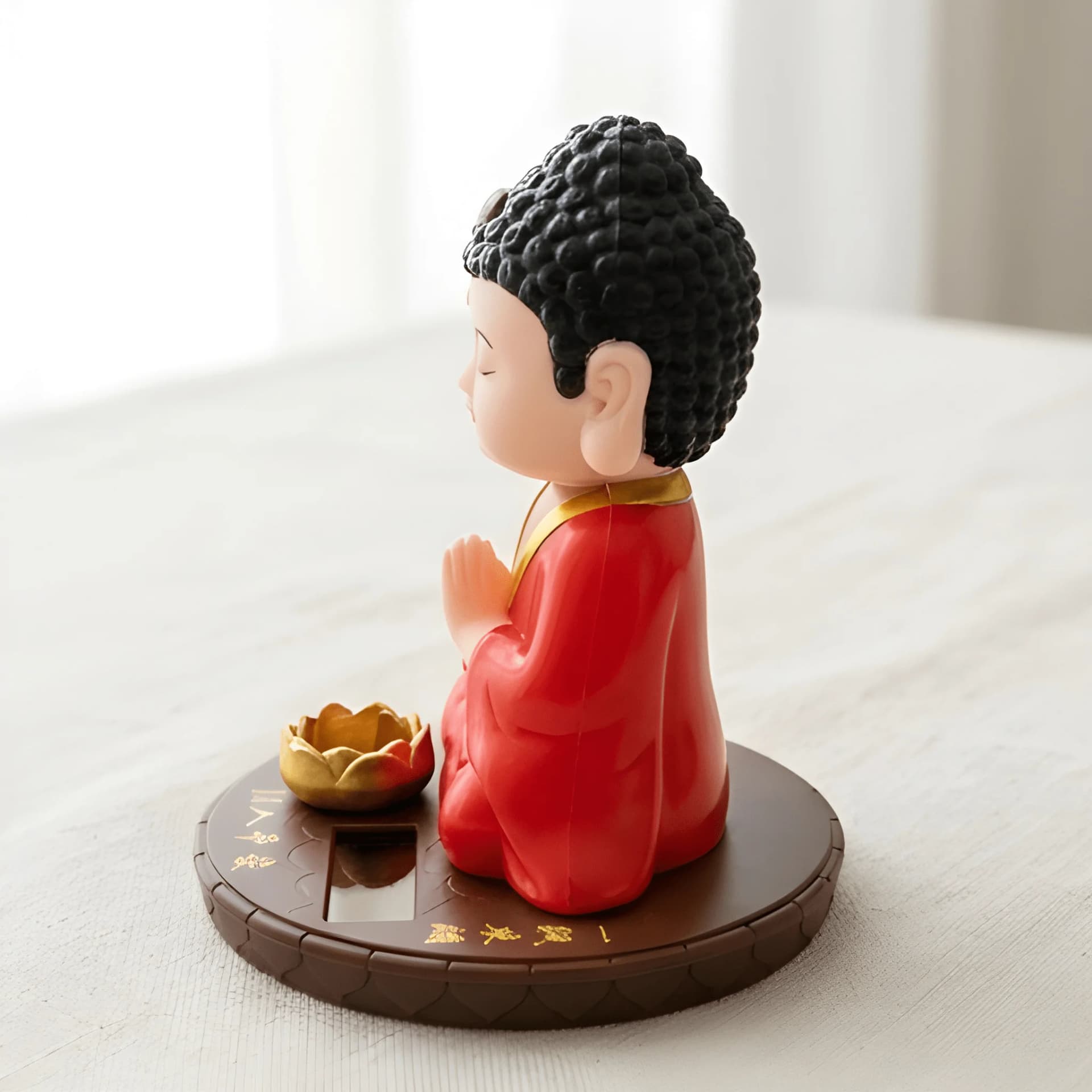 Buddha Solar Bobblehead – Car Dashboard Decoration – solar bobblehead for car