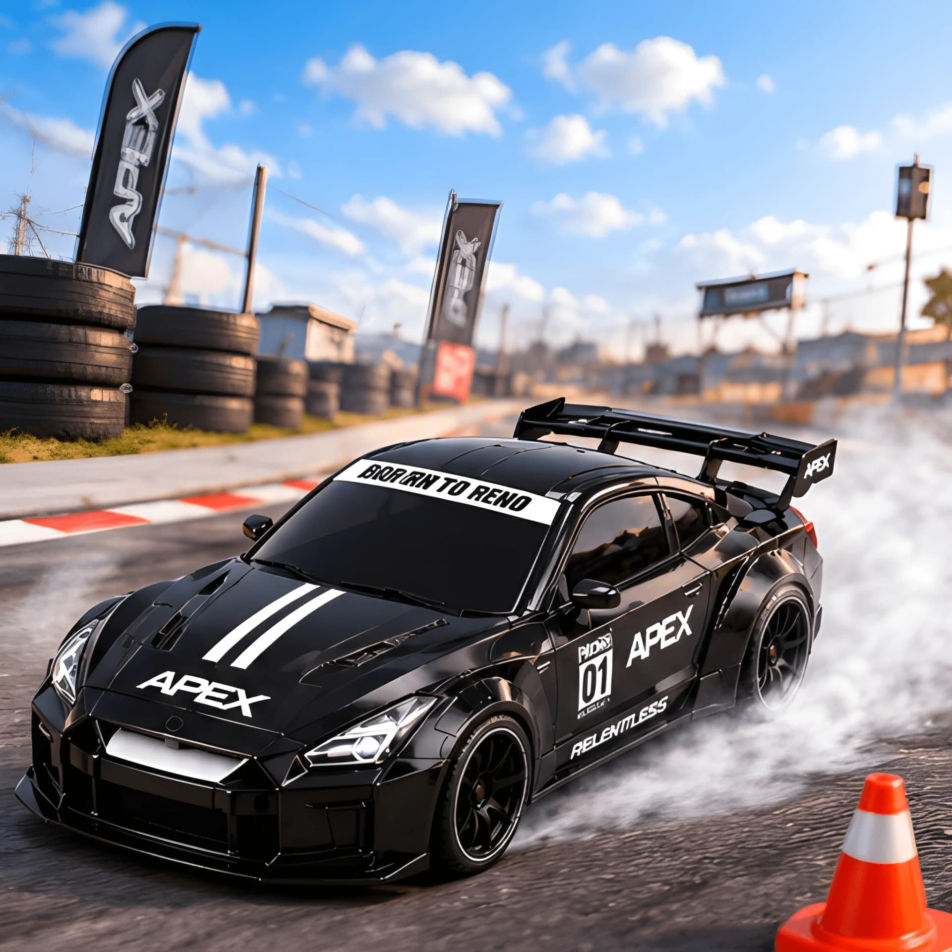 Drift RC Car – 1:24 Scale Remote Control High Speed Racing Car – remote control drift car