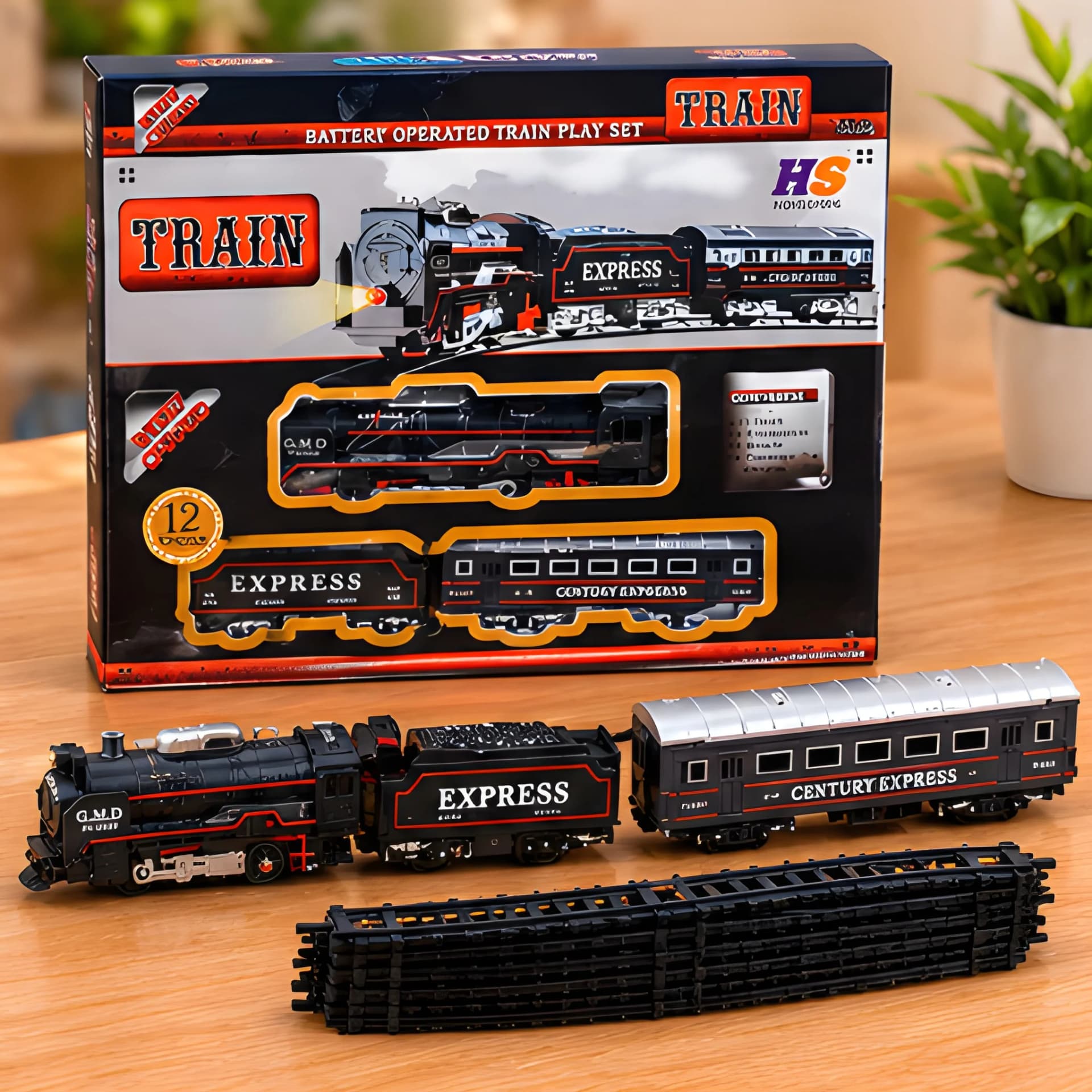 Battery Operated Train Play Set