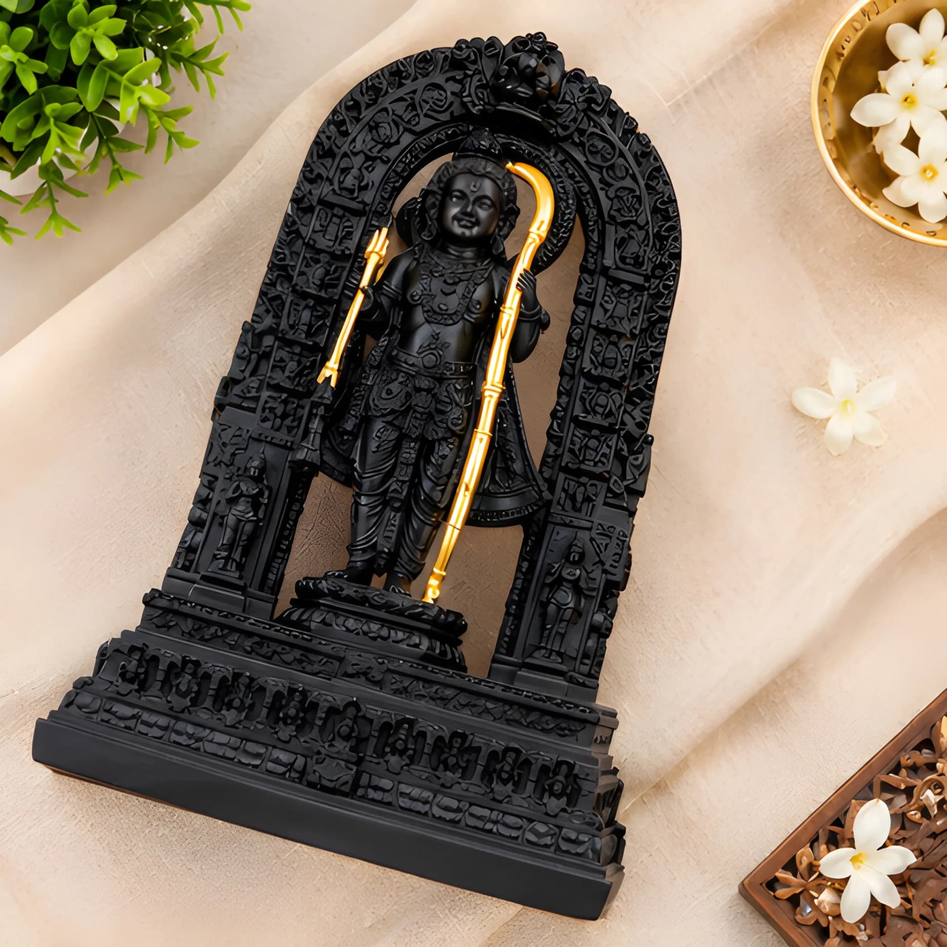 Shree Ram Lalla Murti – 7 Inch Ayodhya Ram Lalla Idol – shri ram idol for home temple