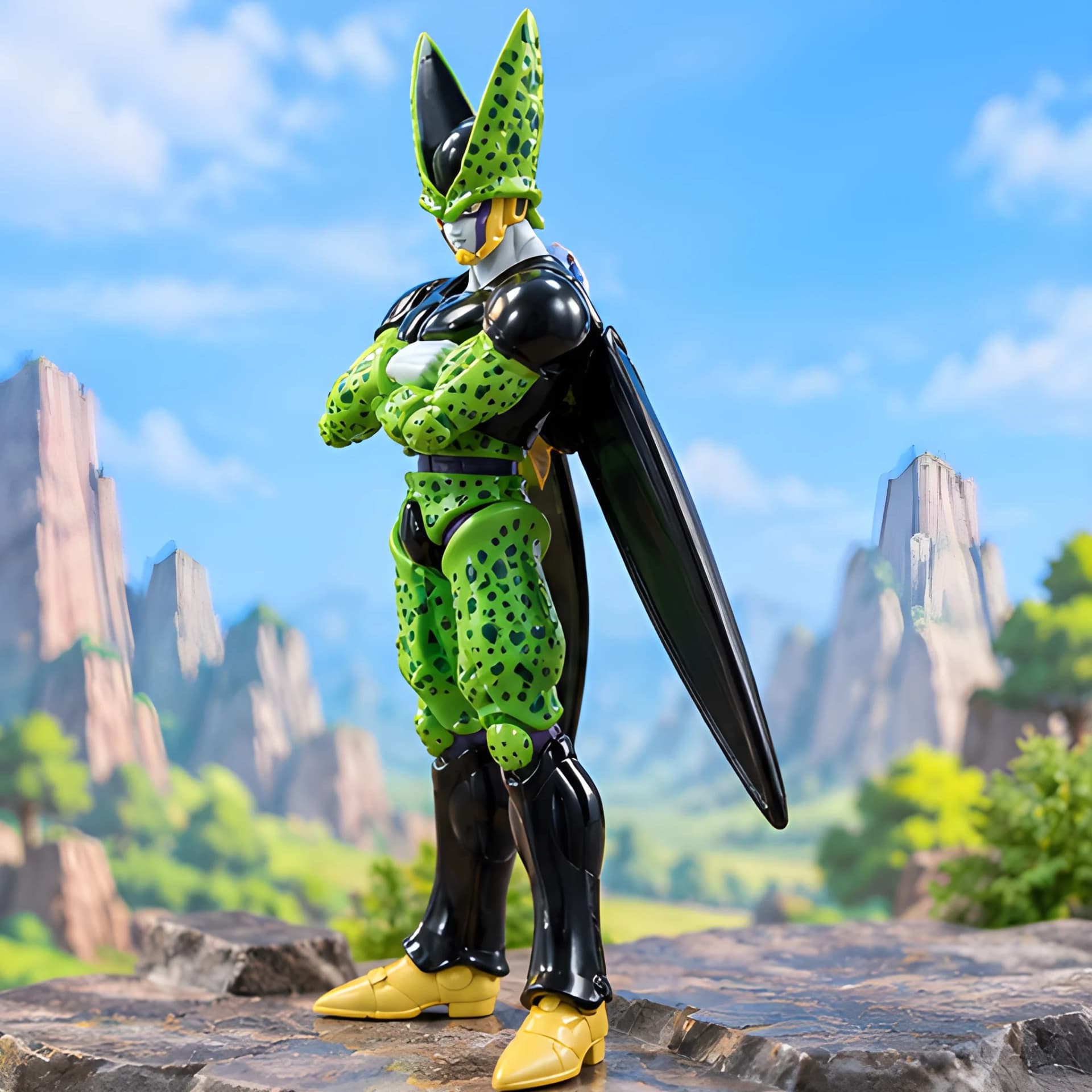 Dragon Ball Cell Large Action Figure – 30 cm Anime – dragon ball z statue