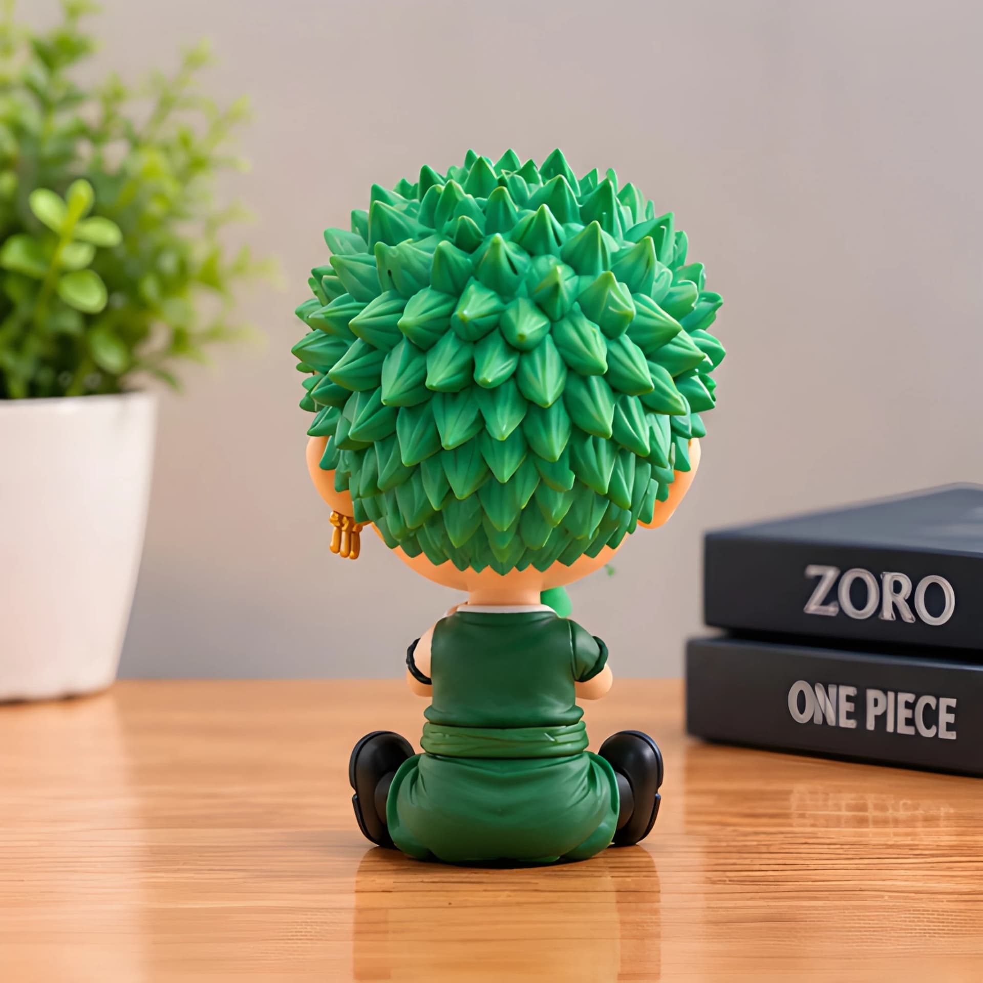 Roronoa Zoro One Piece Figure with Bottle – zoro anime statue