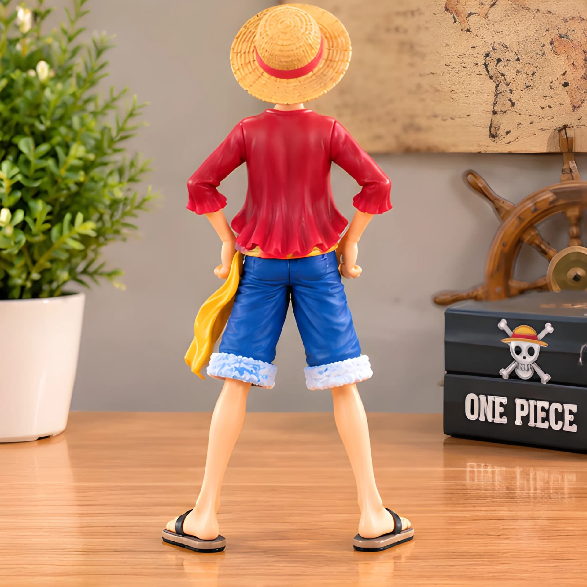 Monkey D. Luffy Three-Face Action Figure – anime collectible