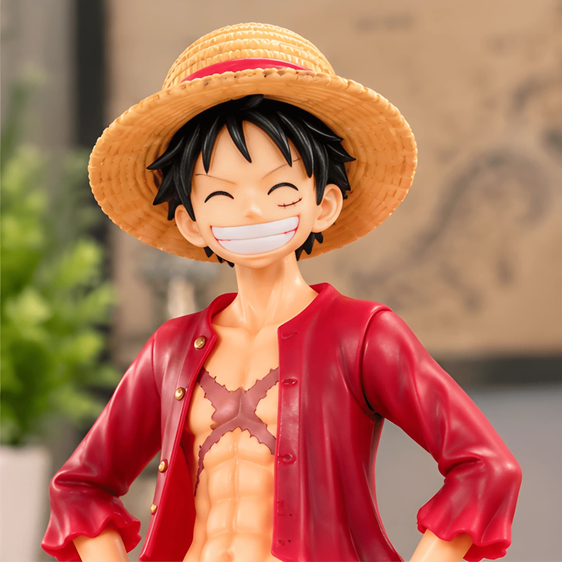 Monkey D. Luffy Three-Face Action Figure – anime figure