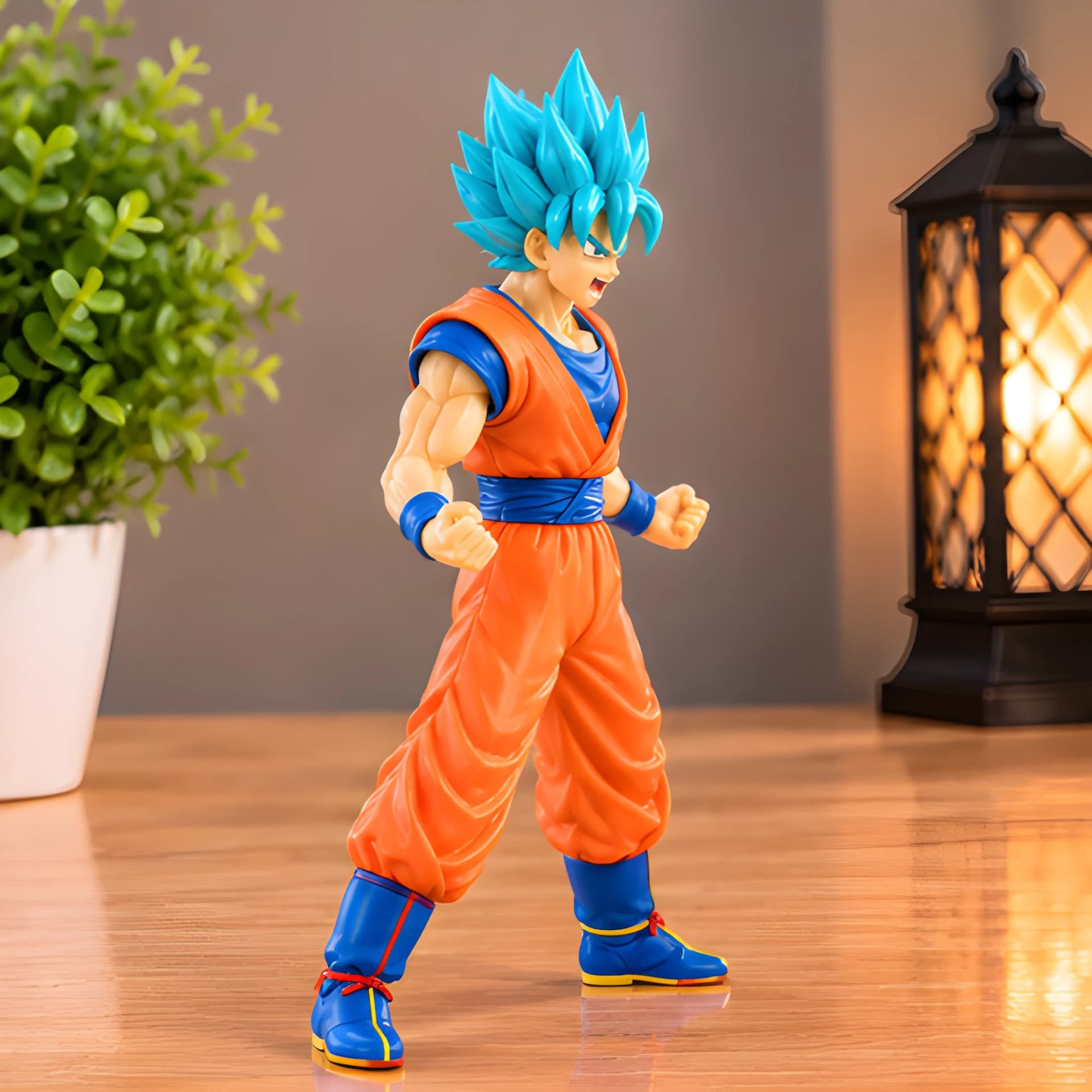 Dragon Ball Super Saiyan Blue Goku Figure – 18 cm – dragon ball goku action figure