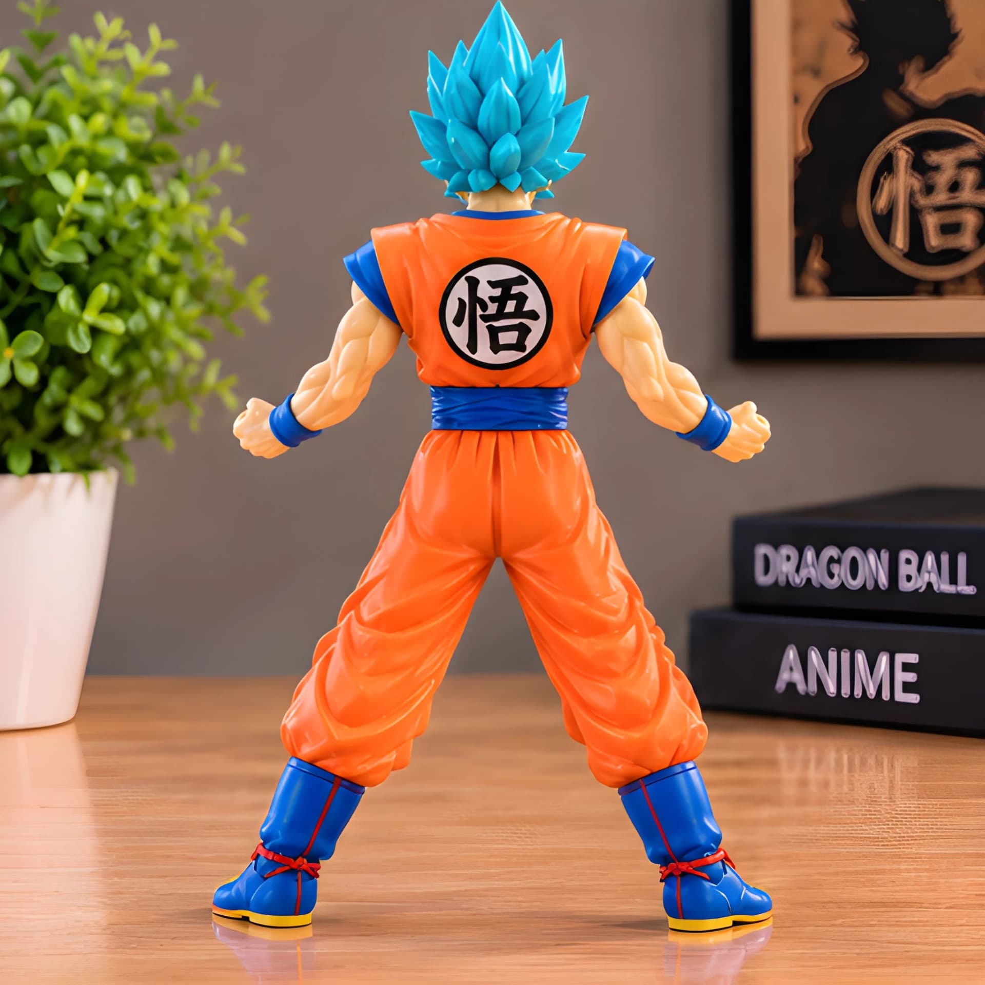 Dragon Ball Super Saiyan Blue Goku Figure – 18 cm – goku blue anime statue