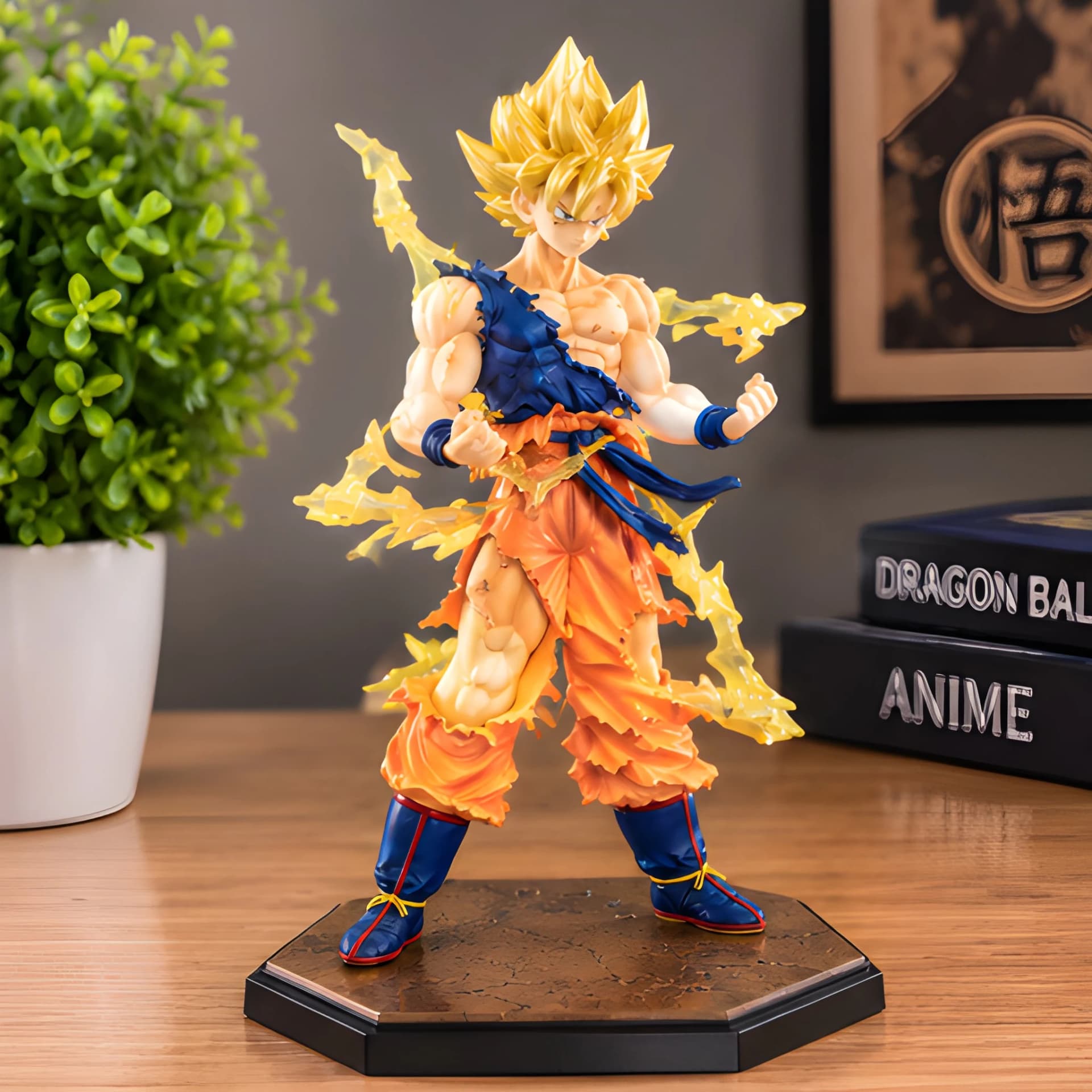 Dragon Ball Super Saiyan 2 Goku Fire Figure – 18 cm