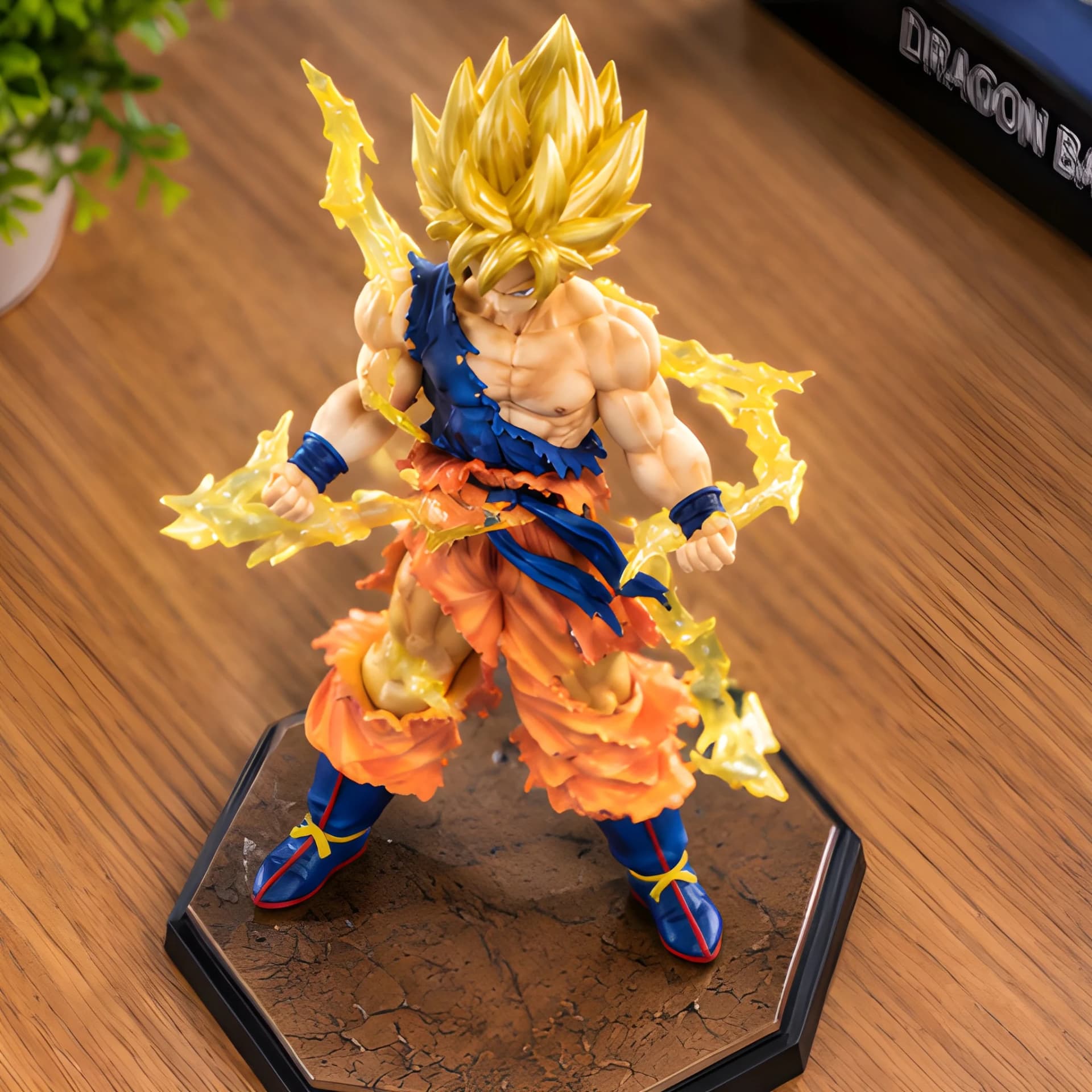 Dragon Ball Super Saiyan 2 Goku Fire Figure – 18 cm – dragon ball fire action figure