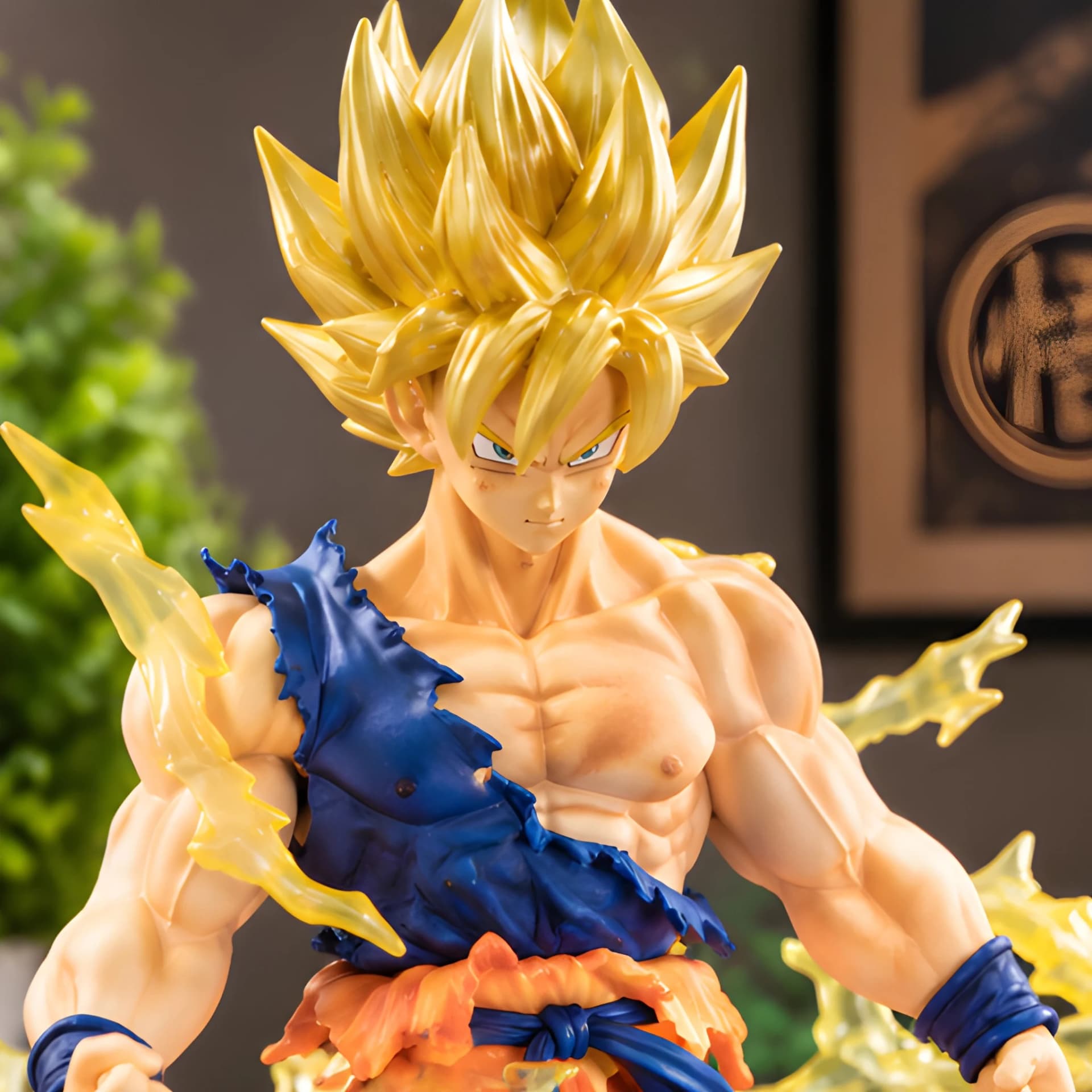 Dragon Ball Super Saiyan 2 Goku Fire Figure – 18 cm – goku statue 18 cm