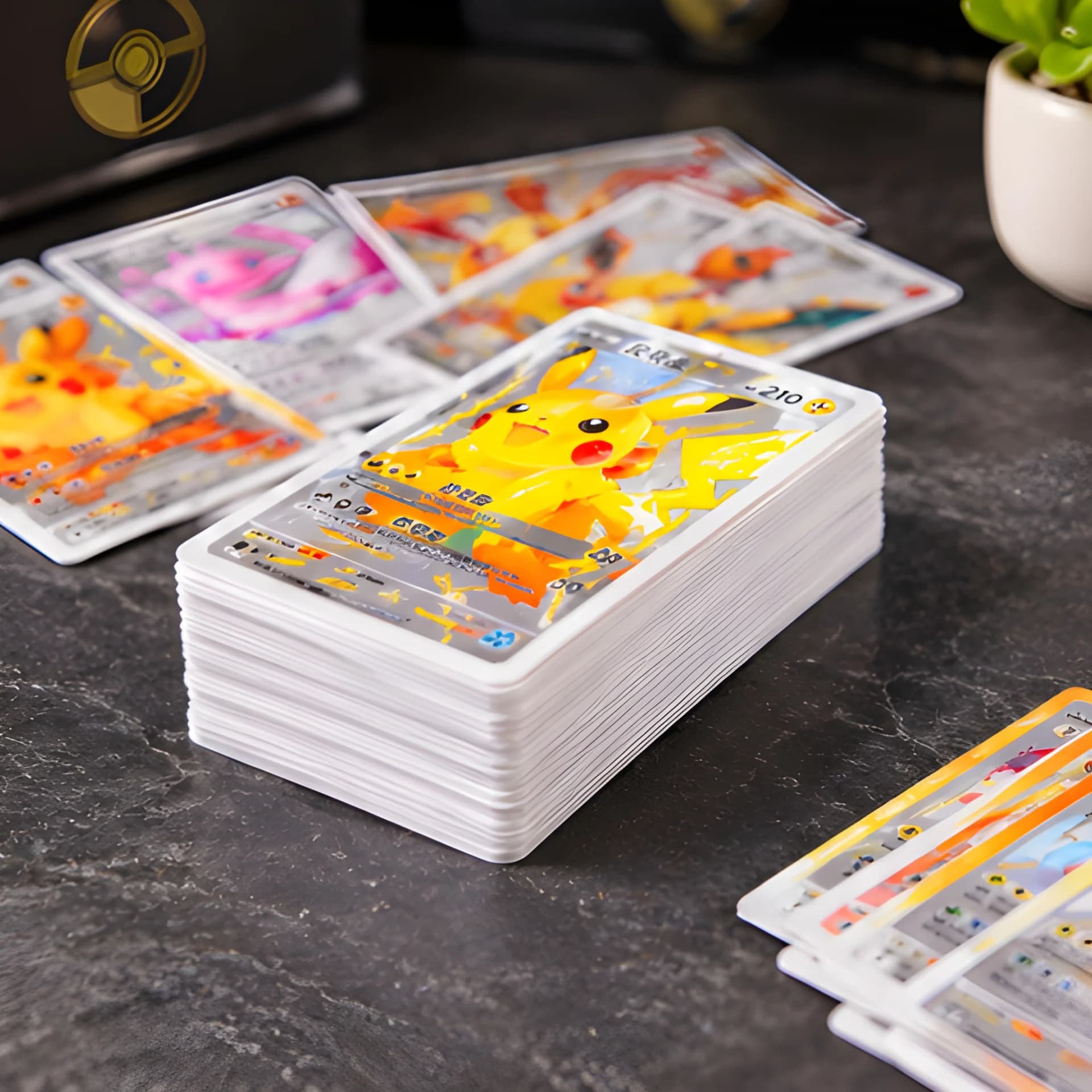 55 PCS Silver Foil Trading Card Collection – 55 pcs silver foil trading cards