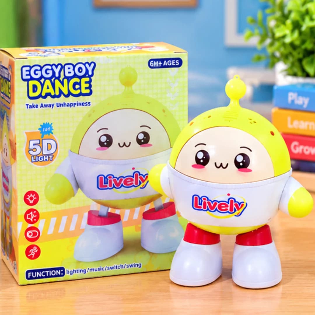Eggy Boy Dance Toy with 5D Light & Music – eggy dancing toy