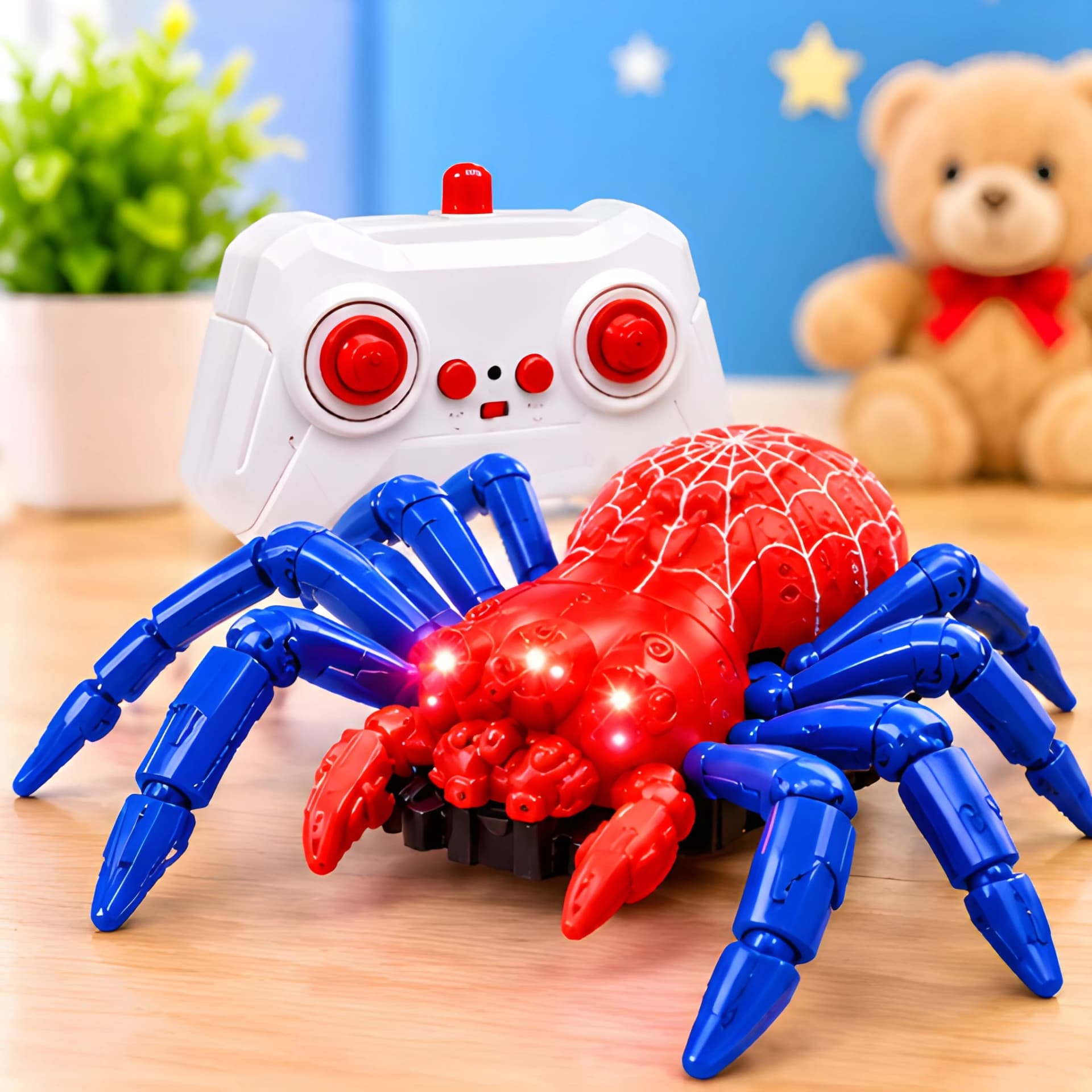 Remote Control Wall Climbing Spider Toy for Kids